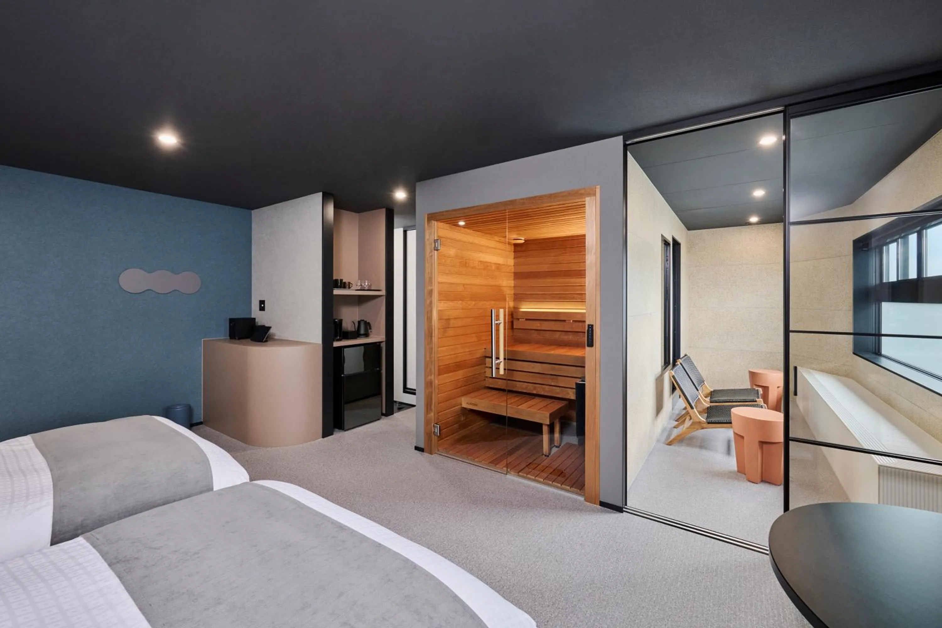 Small Casual Lake View in Mt Fuji View and Private Sauna Ryokan Shizuku