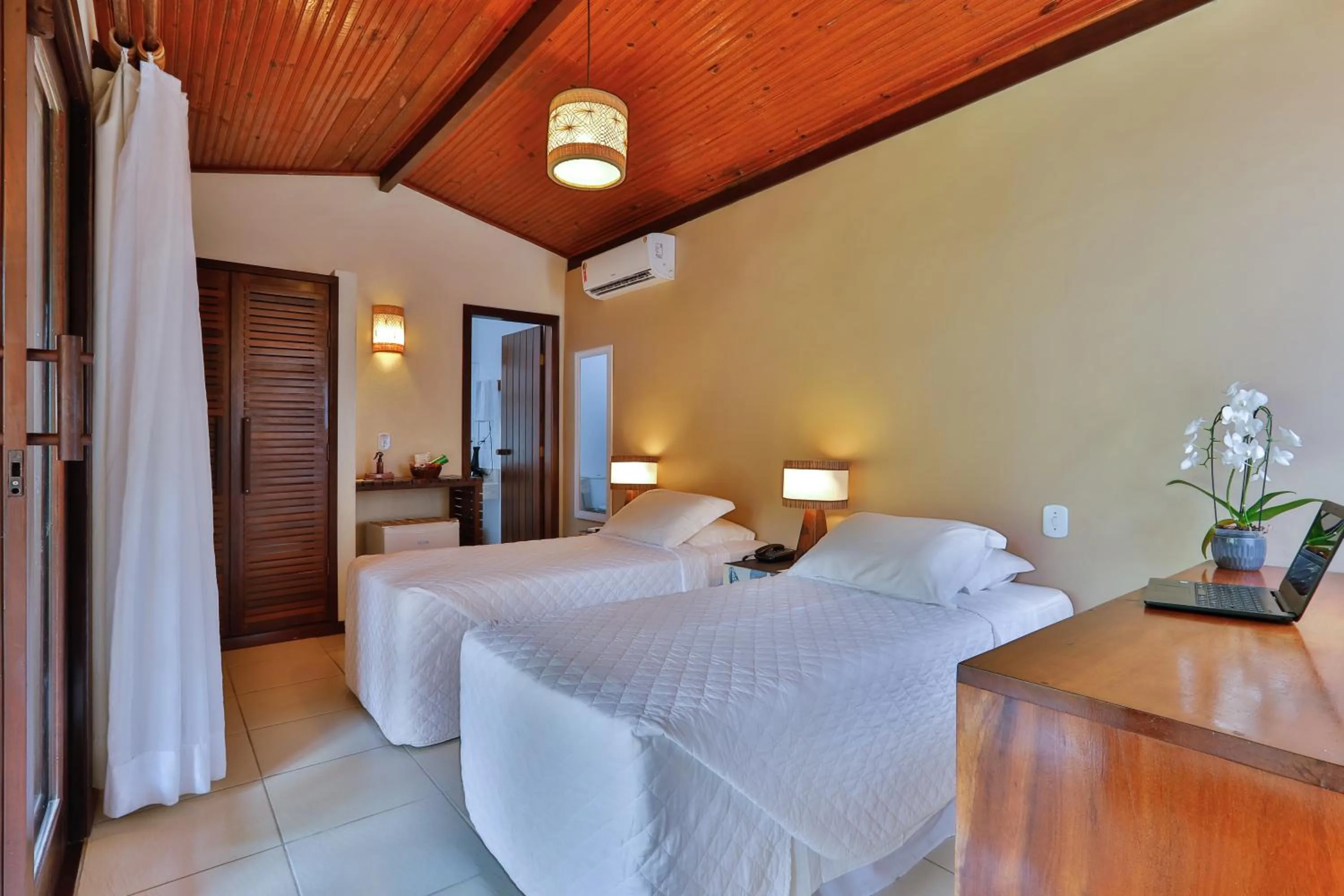 Standard Twin Room with Balcony (stair access) (Children not included) in Paraíso Ecológico Pousada & SPA