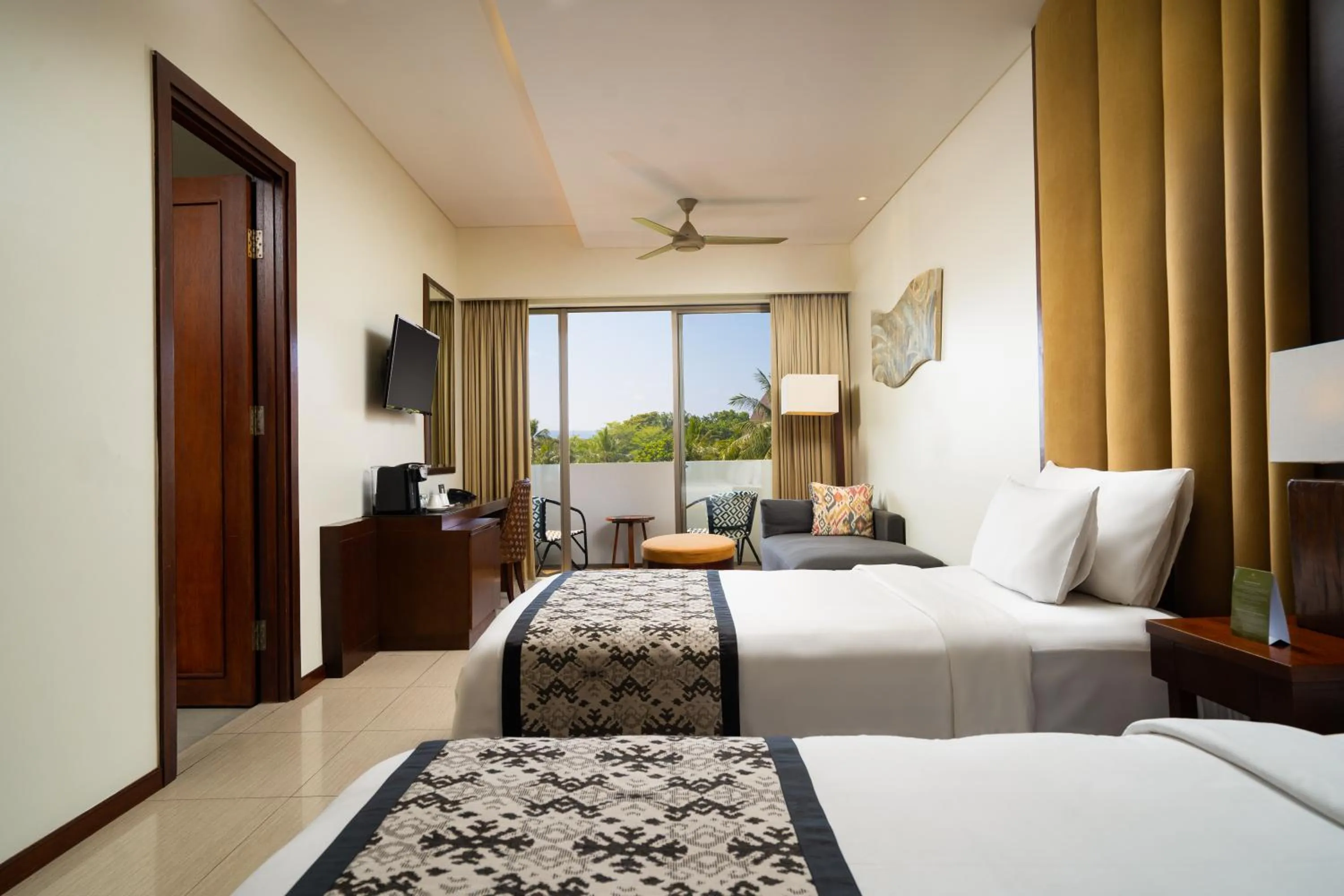 Deluxe Double or Twin Room with Ocean View in MERUSAKA Nusa Dua