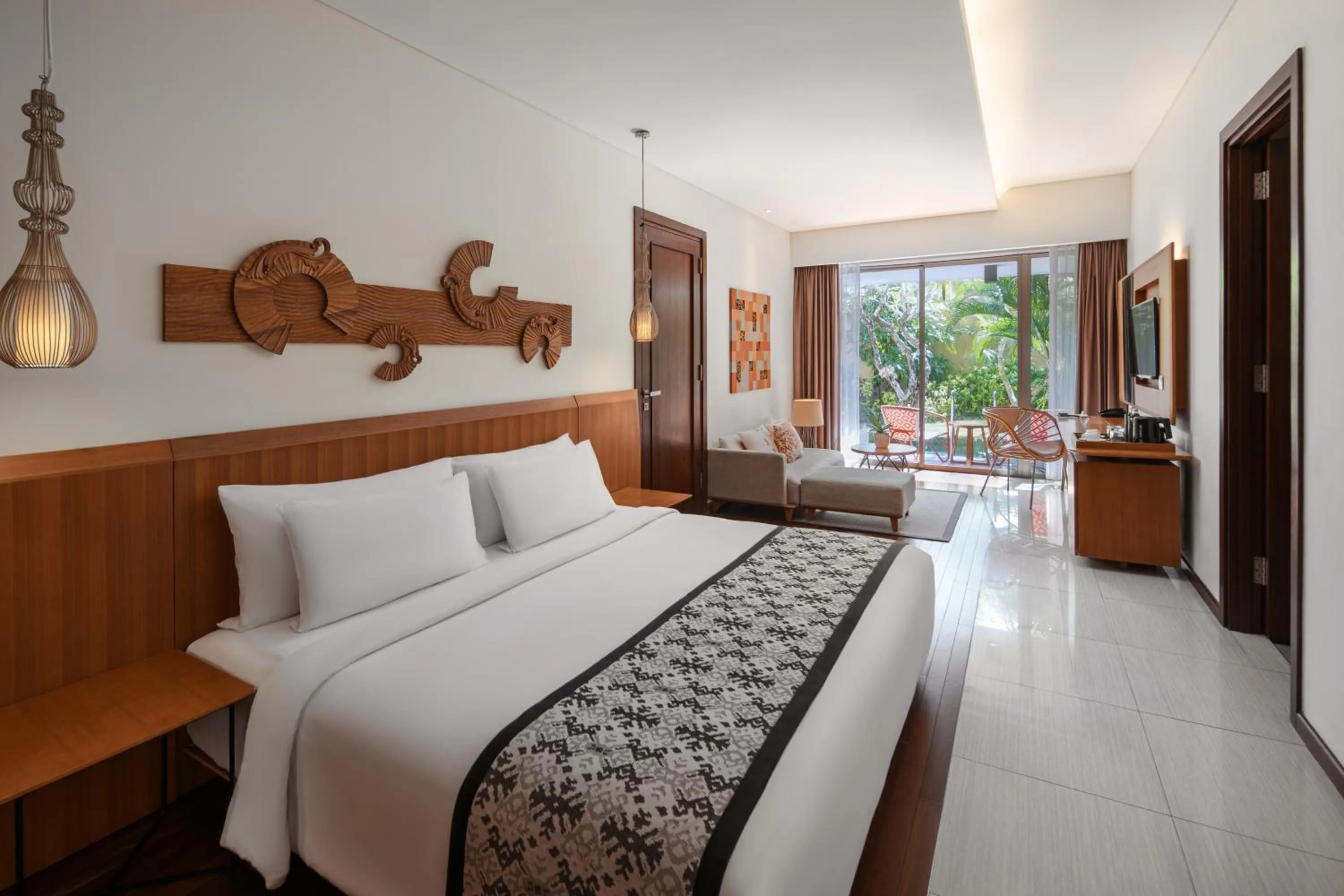 Deluxe Double or Twin Room with Pool Access in MERUSAKA Nusa Dua