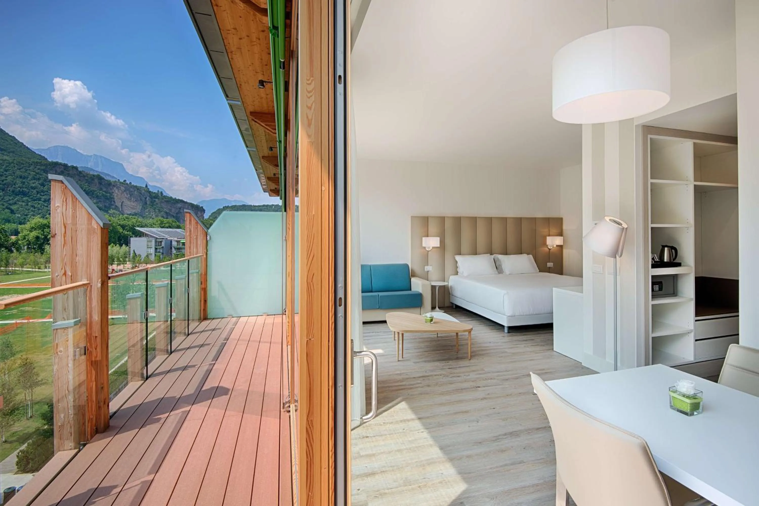 Junior Suite New Style with Balcony and View in NH Trento