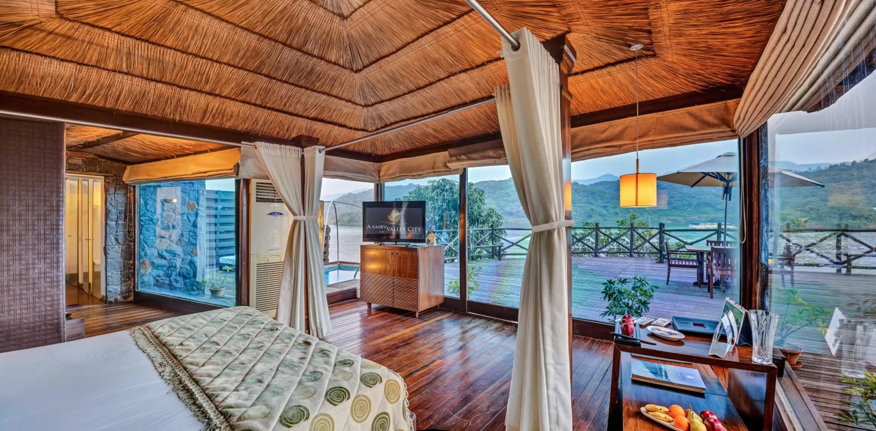 Lake Side Cabana Room  with Plunge Pool in Aamby Valley City