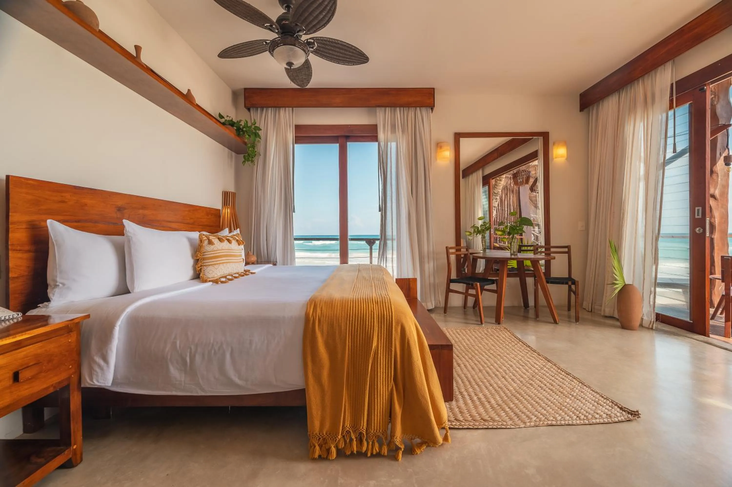 Beachfront ground floor Suite in La Zebra Tulum, a Small Luxury Hotel