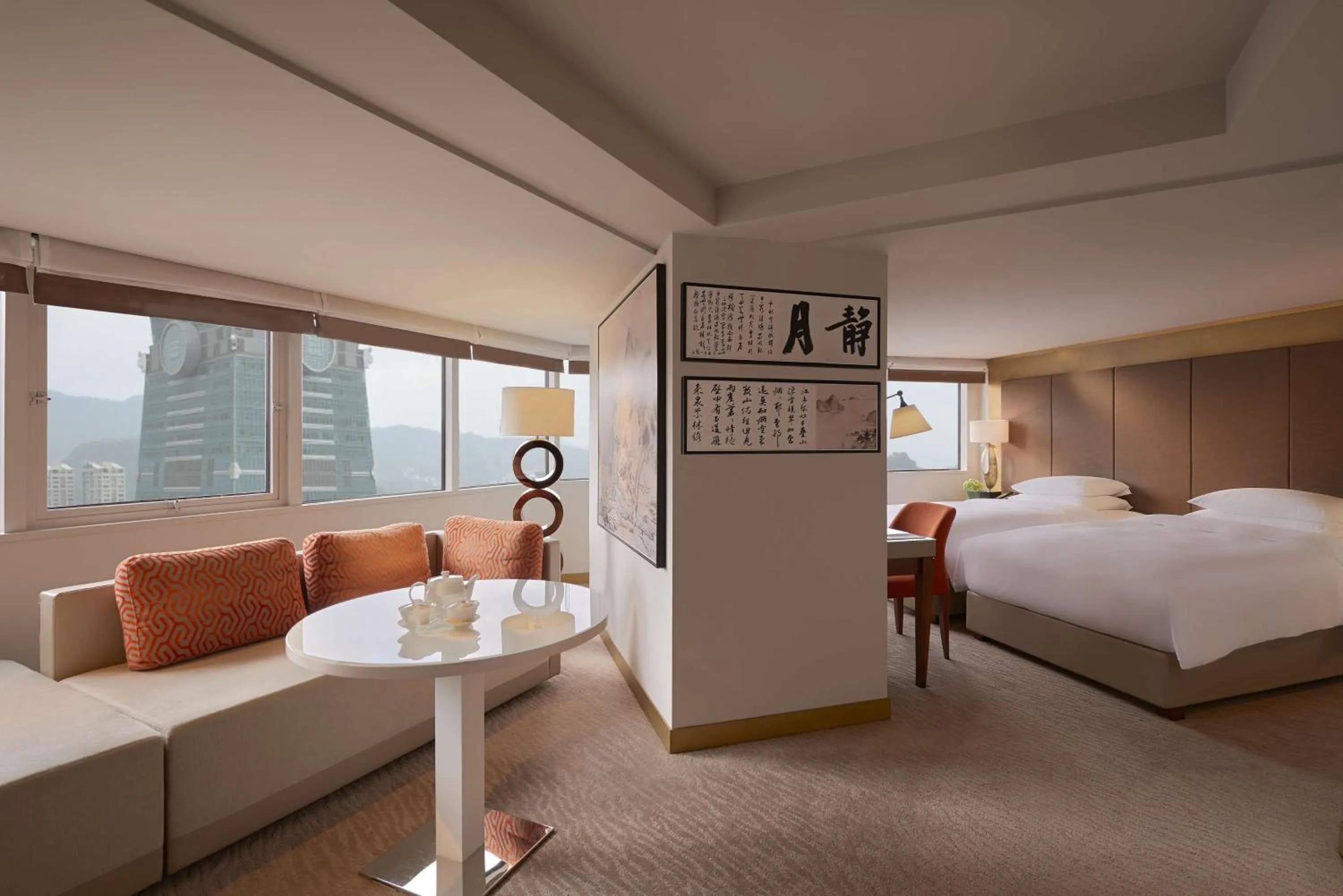Premium Twin Studio with 101 View - Club Access in Grand Hyatt Taipei