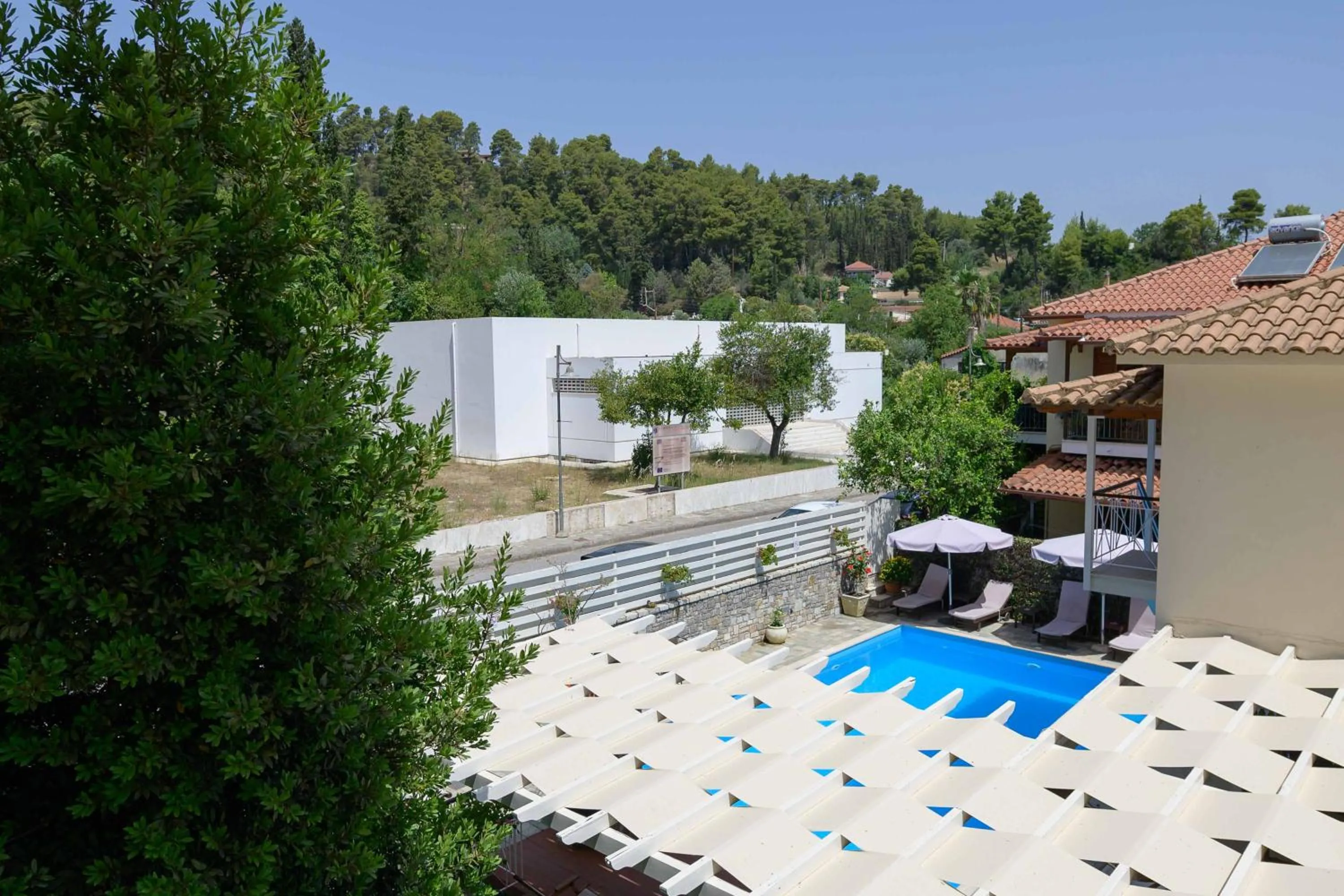 Double Room with Pool View in Neda Hotel