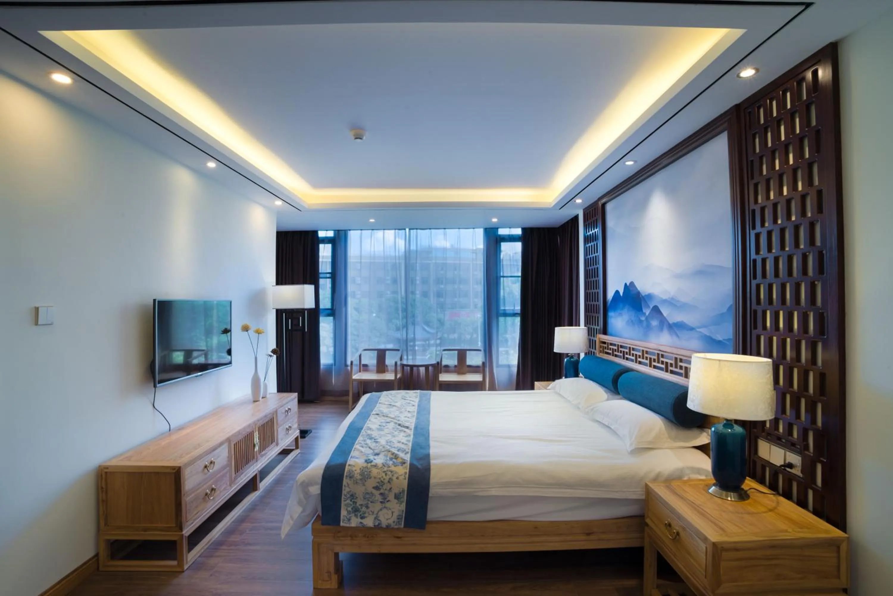 Deluxe Double Room with River View in Riverside Inn Guilin Central