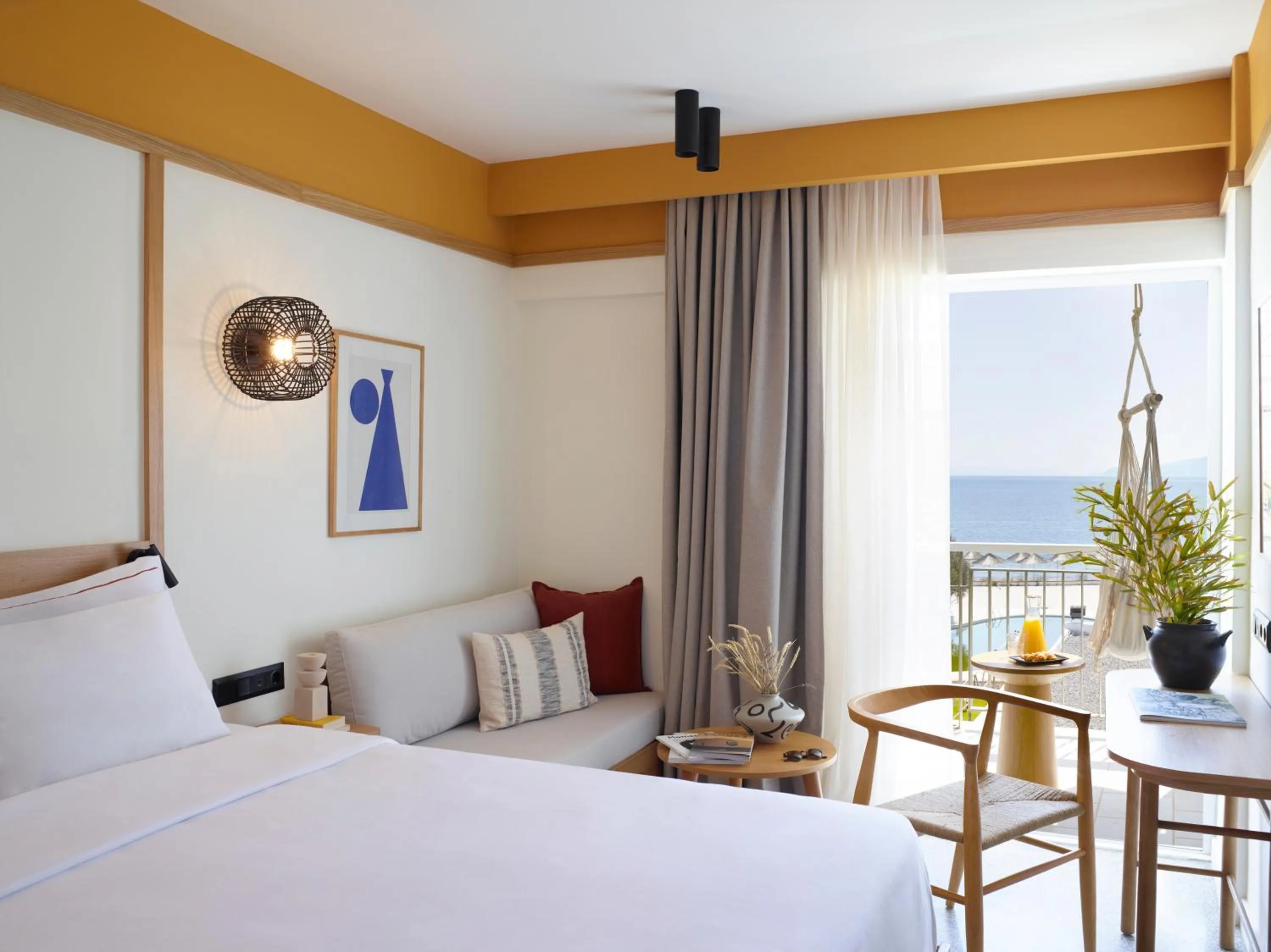Classic Room with Sea View - single occupancy in Brown Beach Evia Island, All Inclusive in Eretria, a member of Brown Hotels