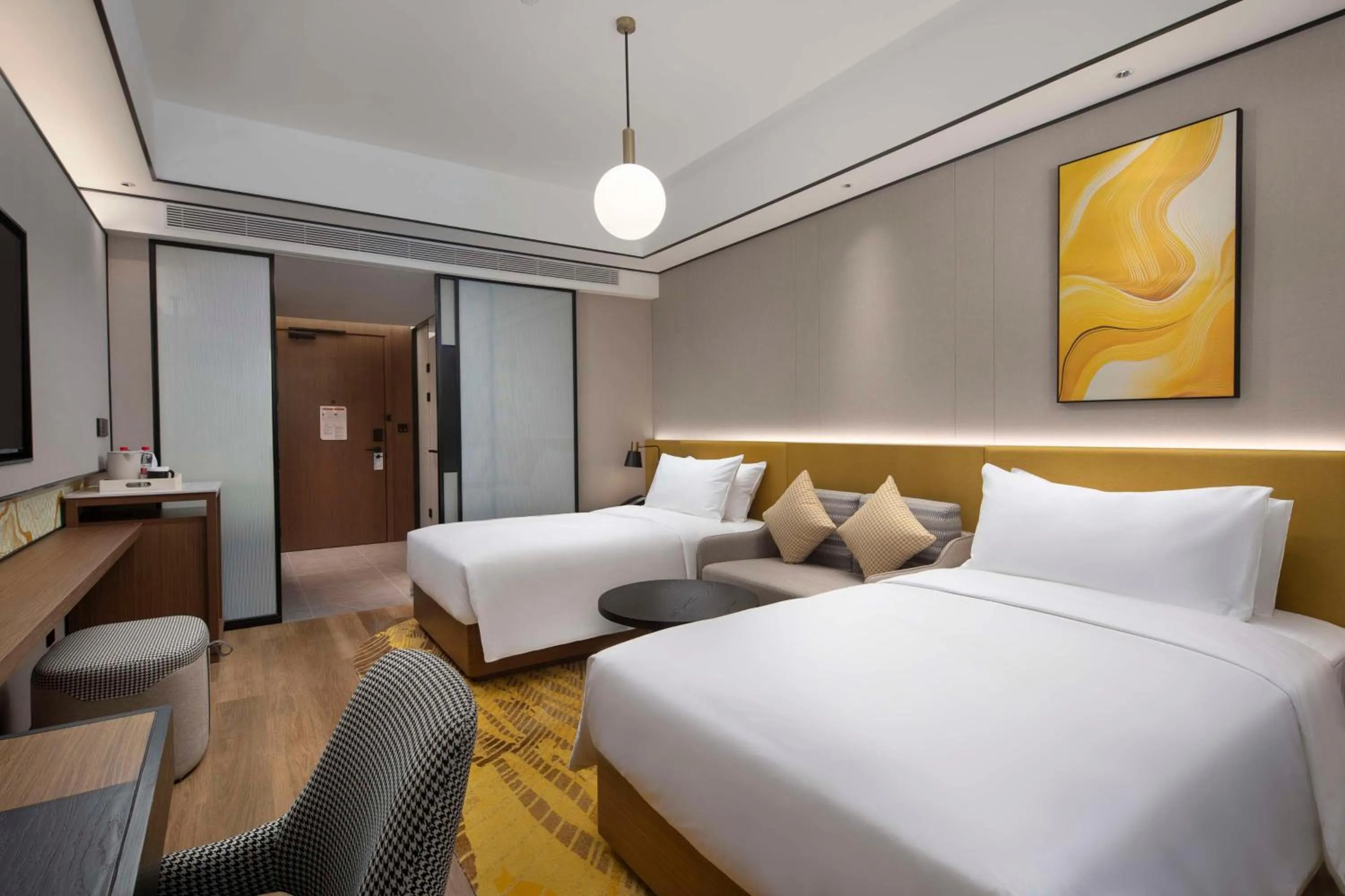 Twin Room - High Floor in Hilton Garden Inn Tianjin Five Great Avenues