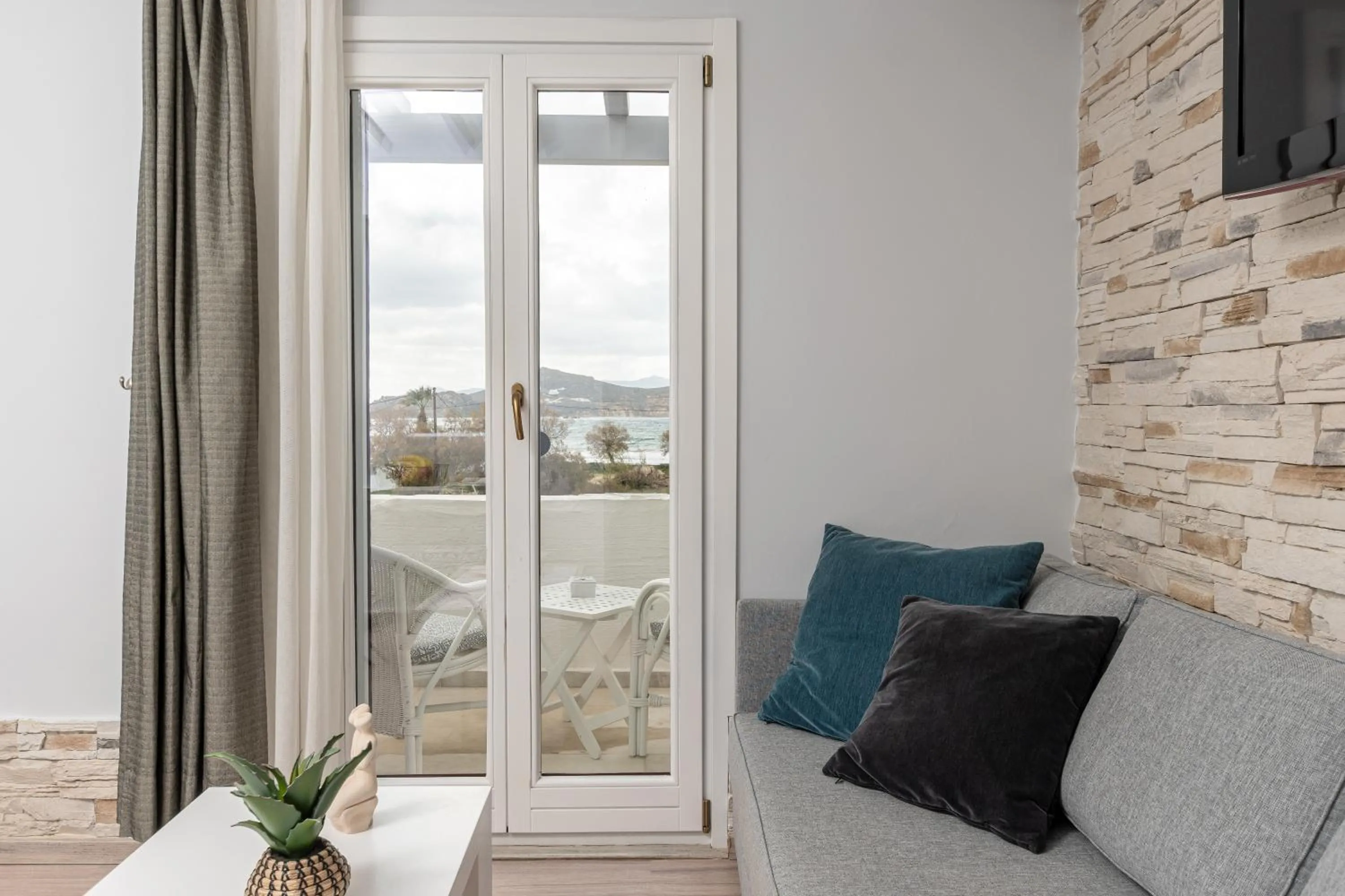 Superior Double or Twin Room with Sea View in Galaxy Hotel Naxos