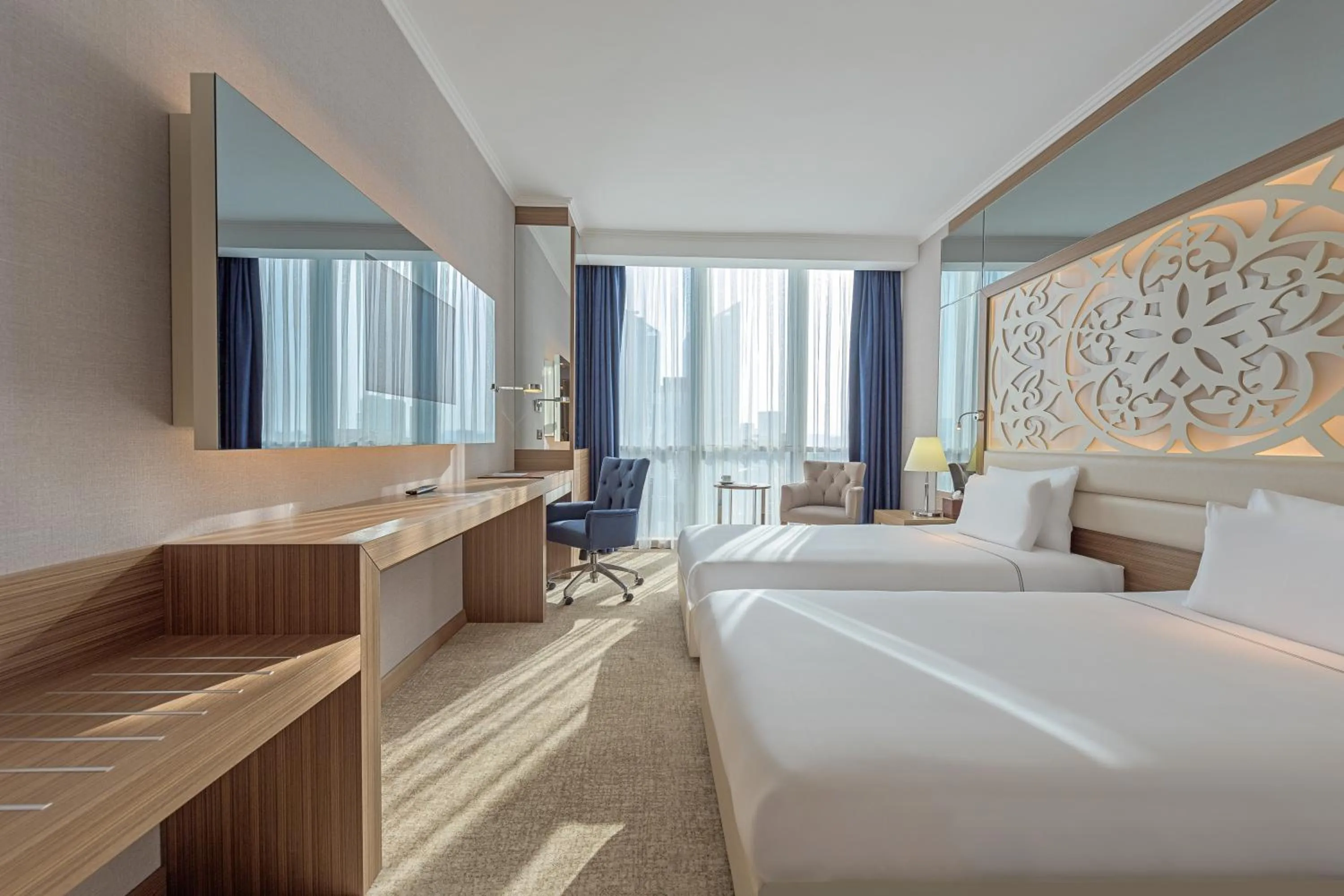 Standard Twin Room with City View in Grand Mercure Ankara