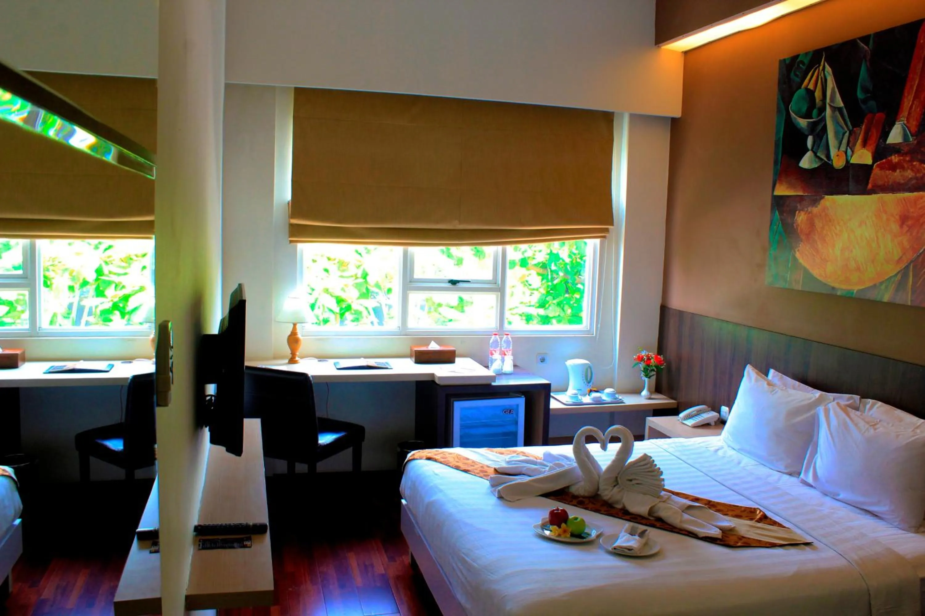 Deluxe Double or Twin Room in Kyriad Arra Hotel Cepu