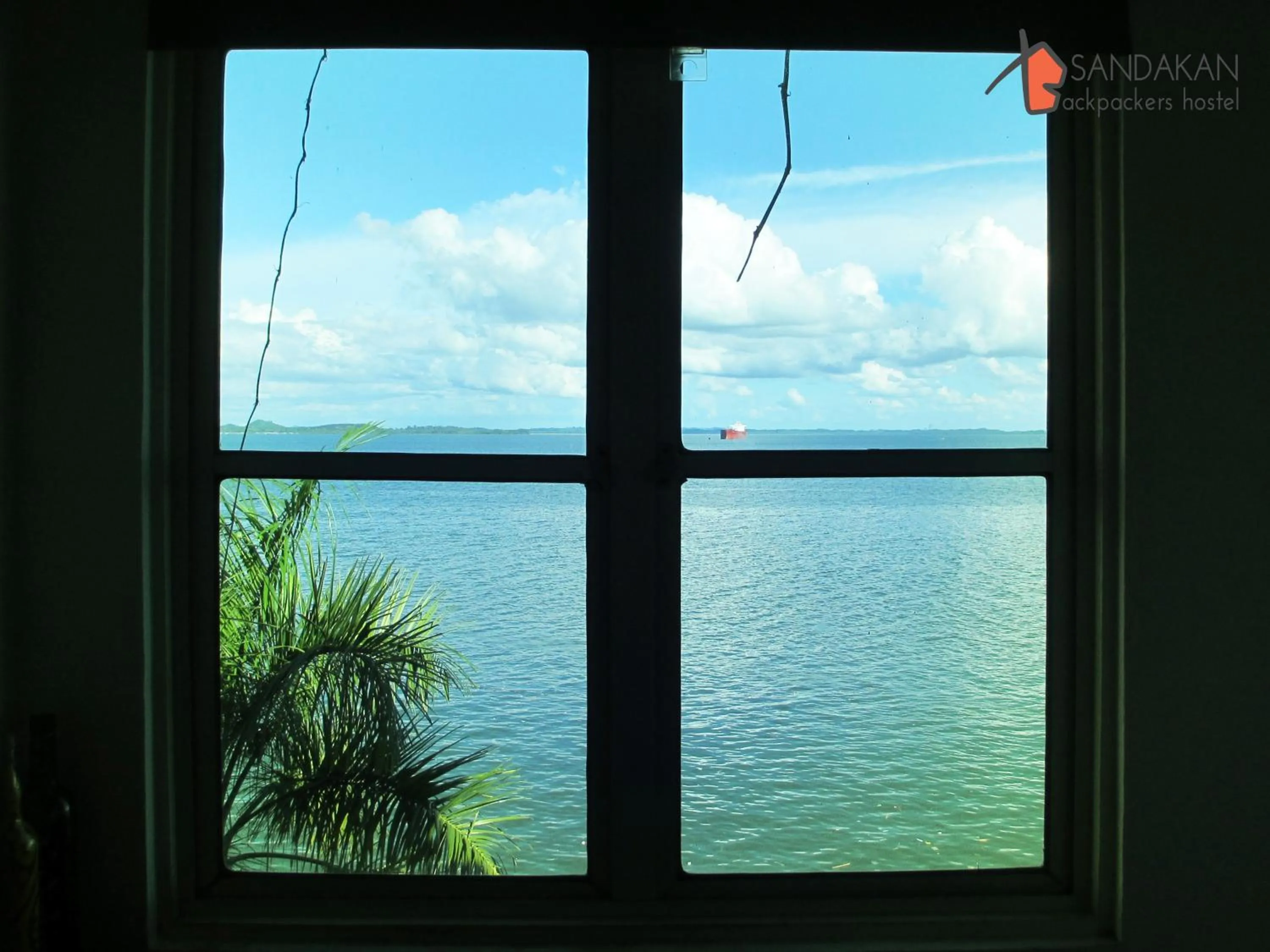 Twin Room with Sea View in Sandakan Backpackers Hostel