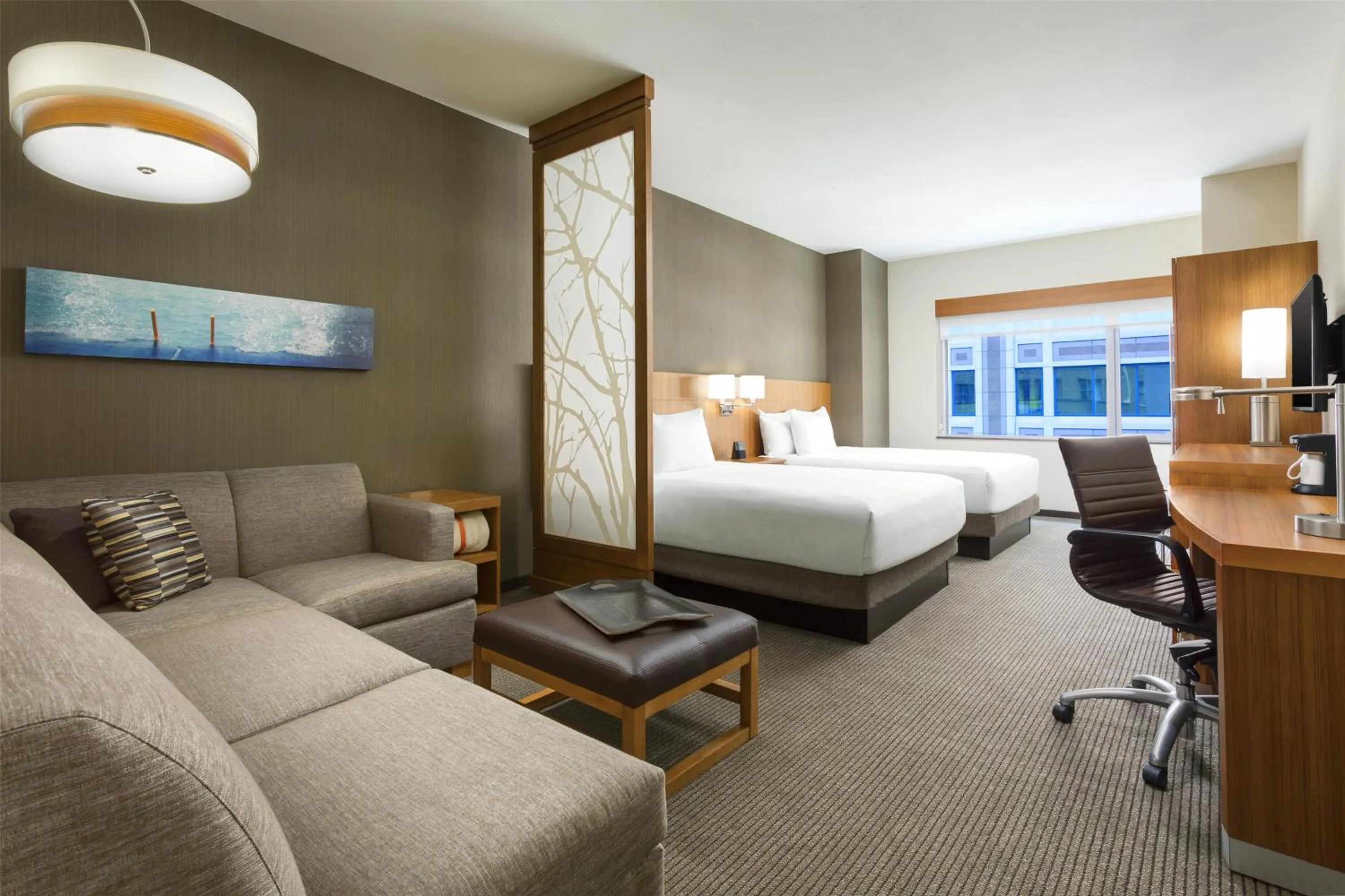 Queen Room with Two Queen Beds and View in Hyatt Place Chicago/Downtown - The Loop
