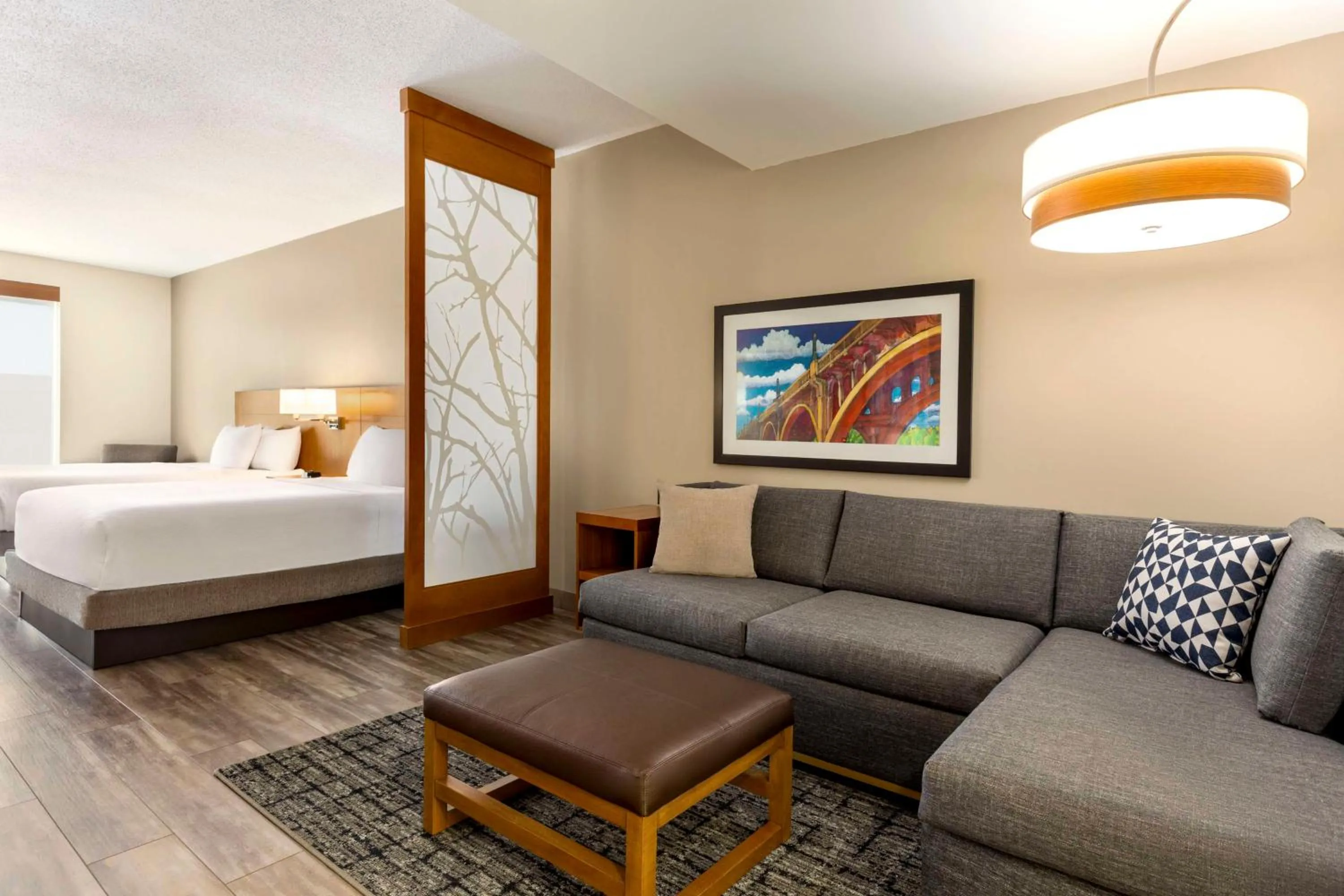 Queen Suite with Two Queen Beds and Sofa Bed in Hyatt Place Columbia/Downtown/The Vista