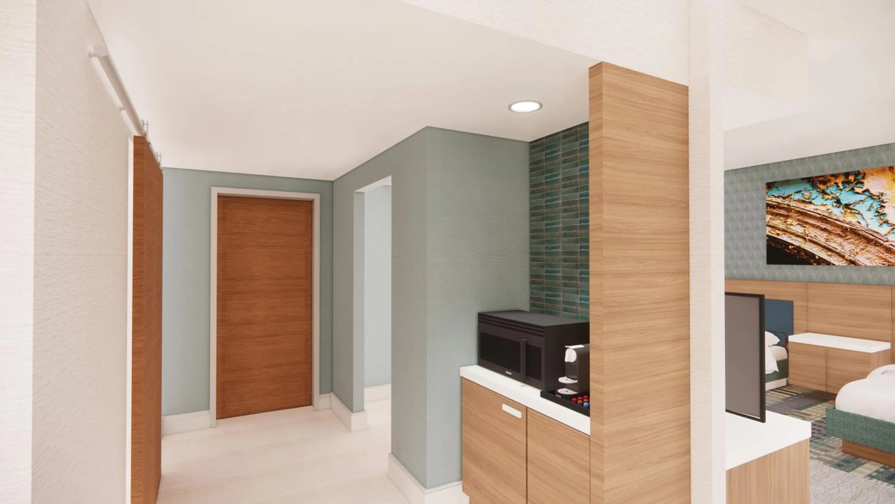 Queen Room with Two Queen Beds - Arcade View in Hilton Garden Inn Dayton Downtown