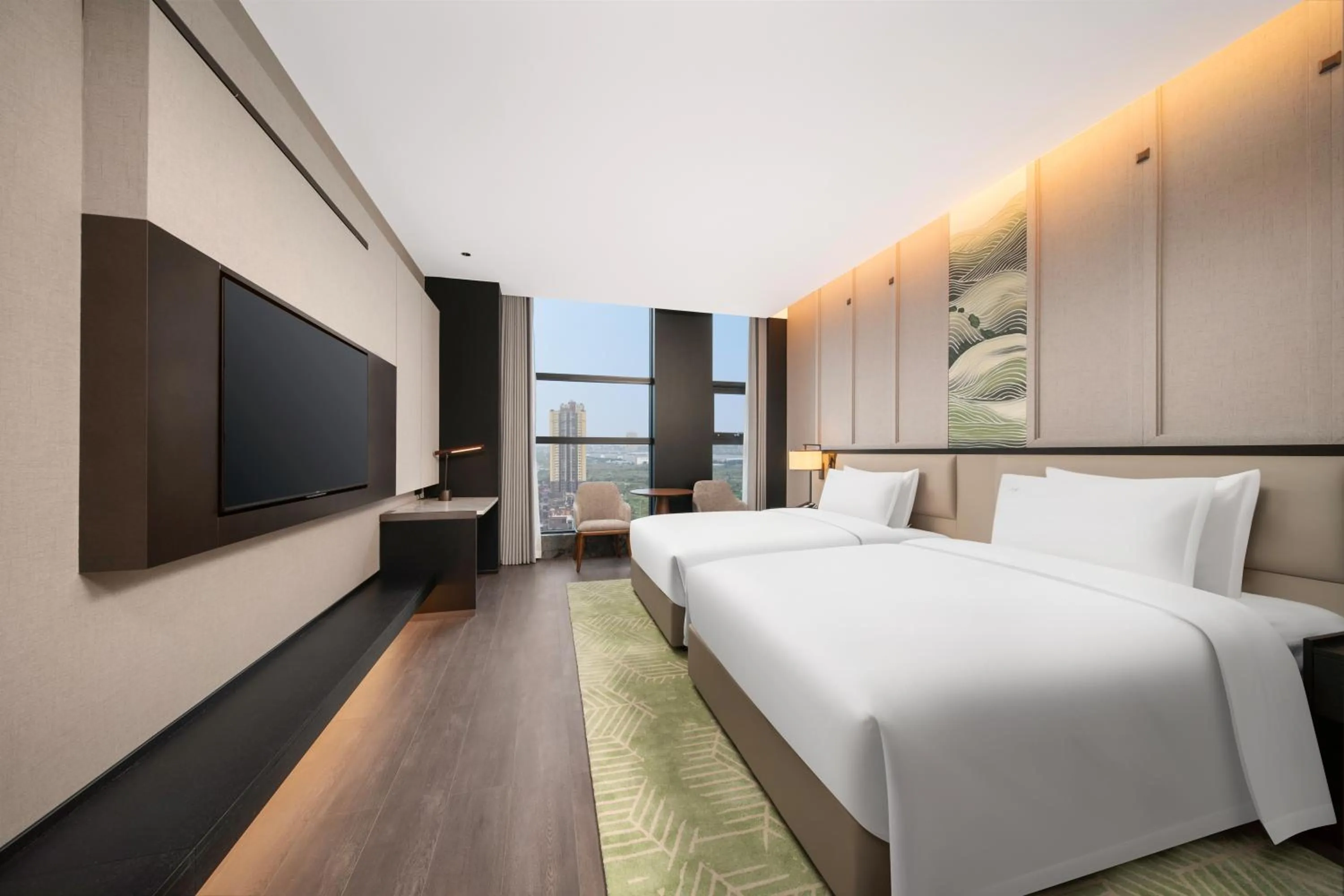 Standard Double Room with Two Double Beds in Holiday Inn Chongqing Shuangfu, an IHG Hotel
