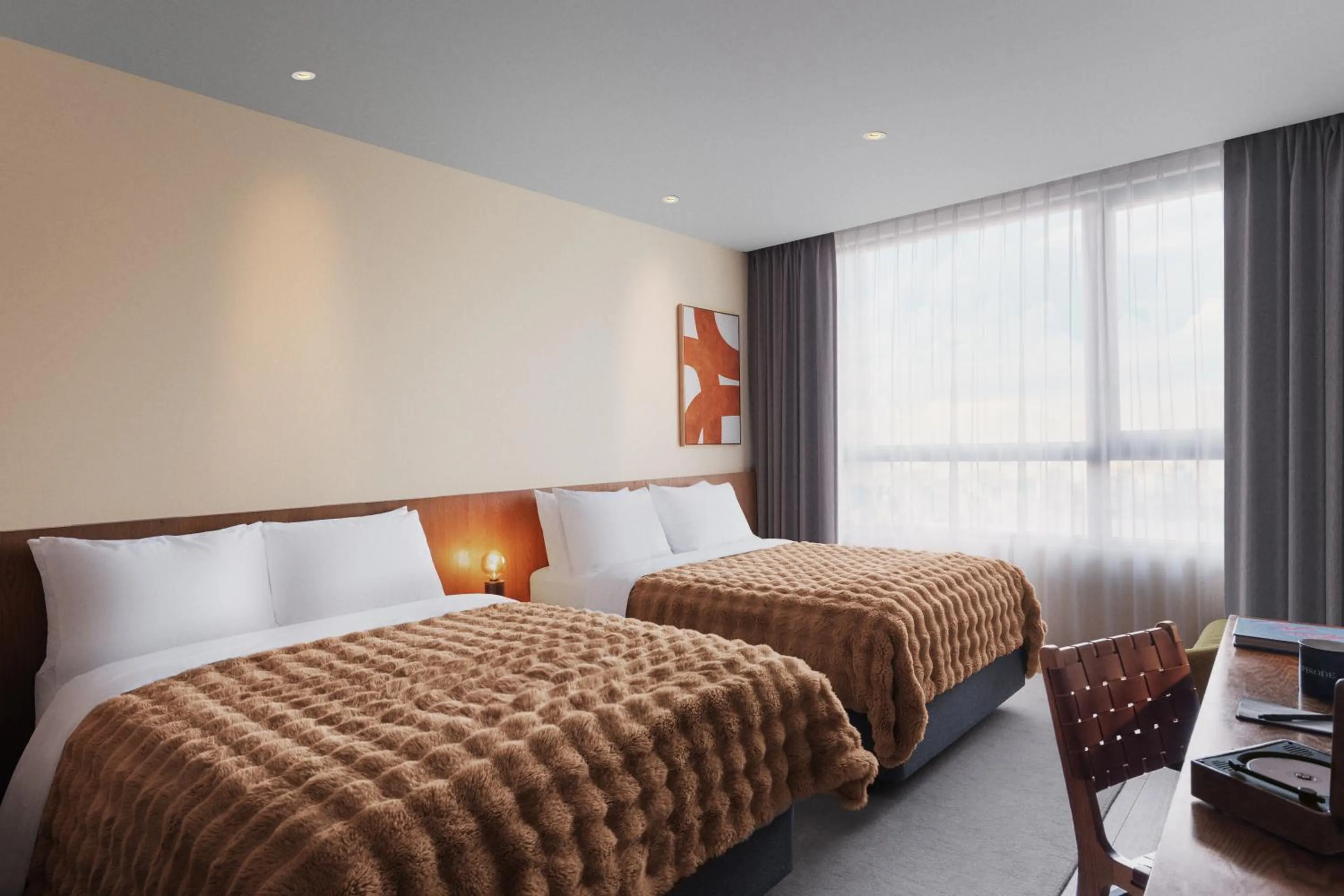 Double Room with Two Double Beds and City View  in HYATT - EPISODE Daan Taipei, jdv by Hyatt