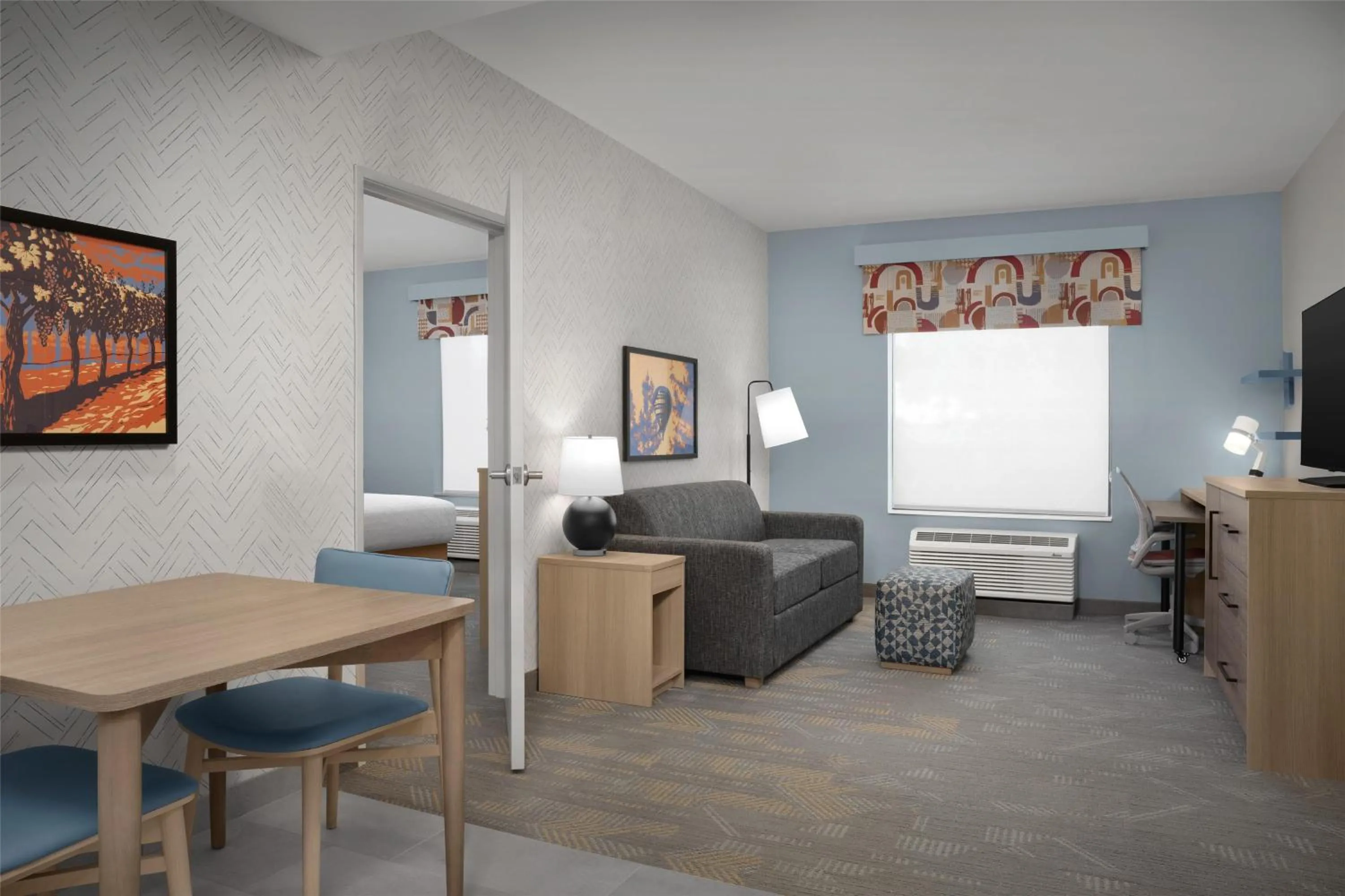 One-Bedroom King Suite in Home2 Suites By Hilton Rohnert Park Sonoma County