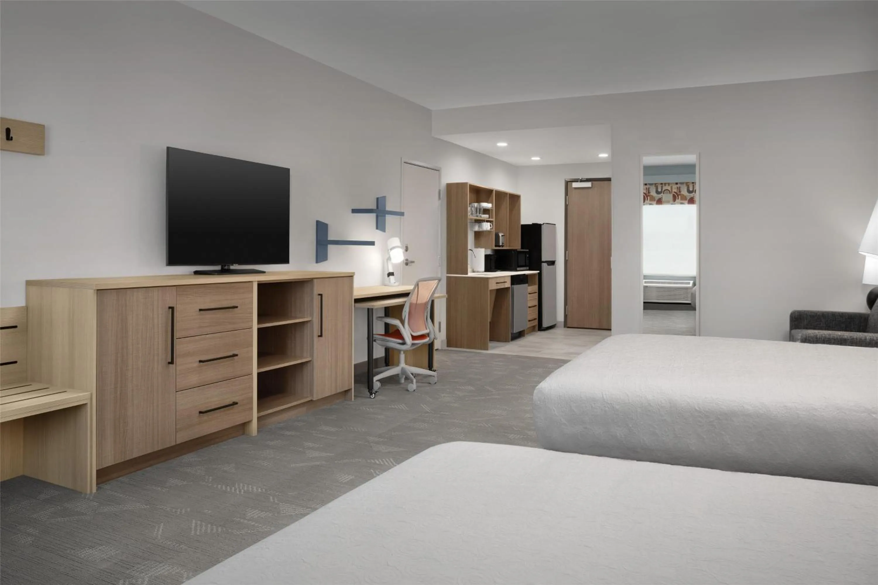 Studio Suite with Two Queen Beds and Tub - Mobility Access in Home2 Suites By Hilton Rohnert Park Sonoma County