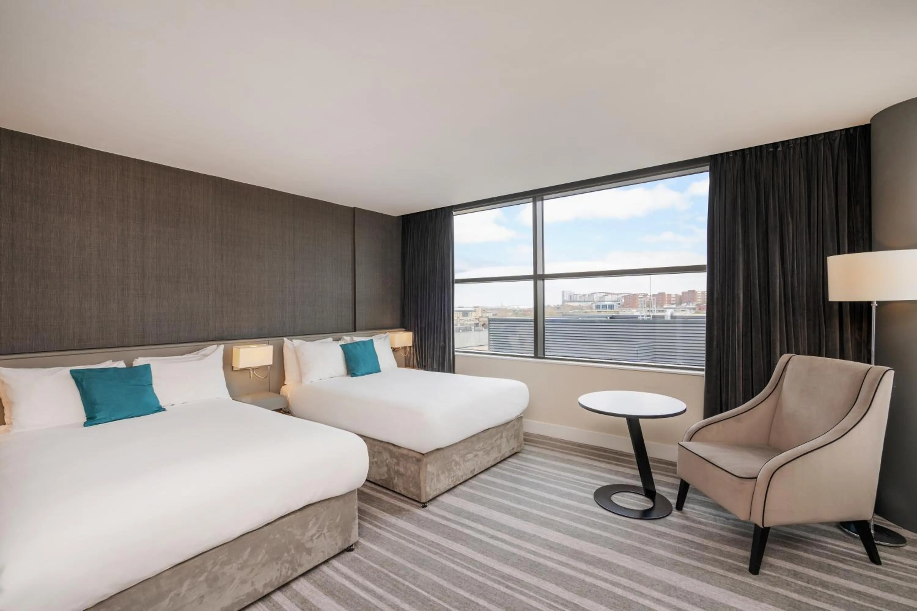 Standard Double Room with Two Double Beds in Crowne Plaza Newcastle - Stephenson Quarter by IHG