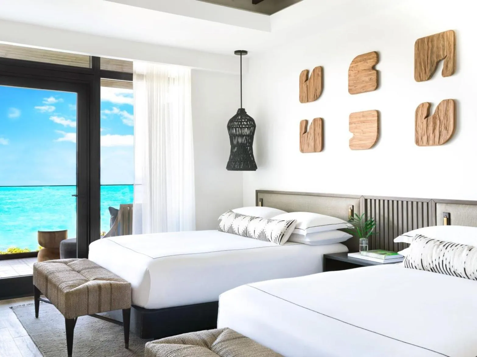 Premium Queen Room with Two Queen Beds and Ocean View in Kimpton - Grand Roatan Resort and Spa
