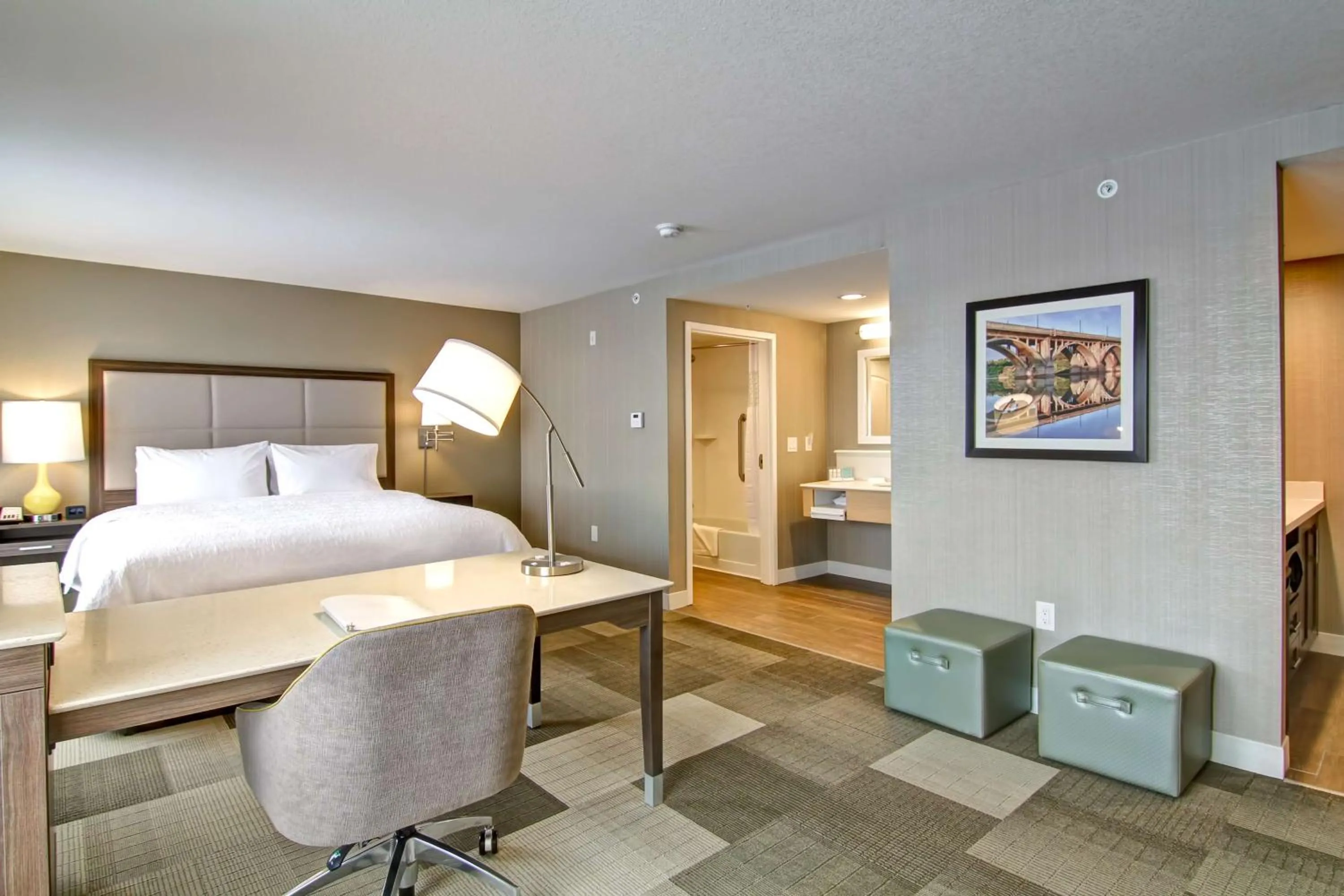 King Studio Suite - Non Smoking in Hampton Inn & Suites by Hilton Saskatoon Airport
