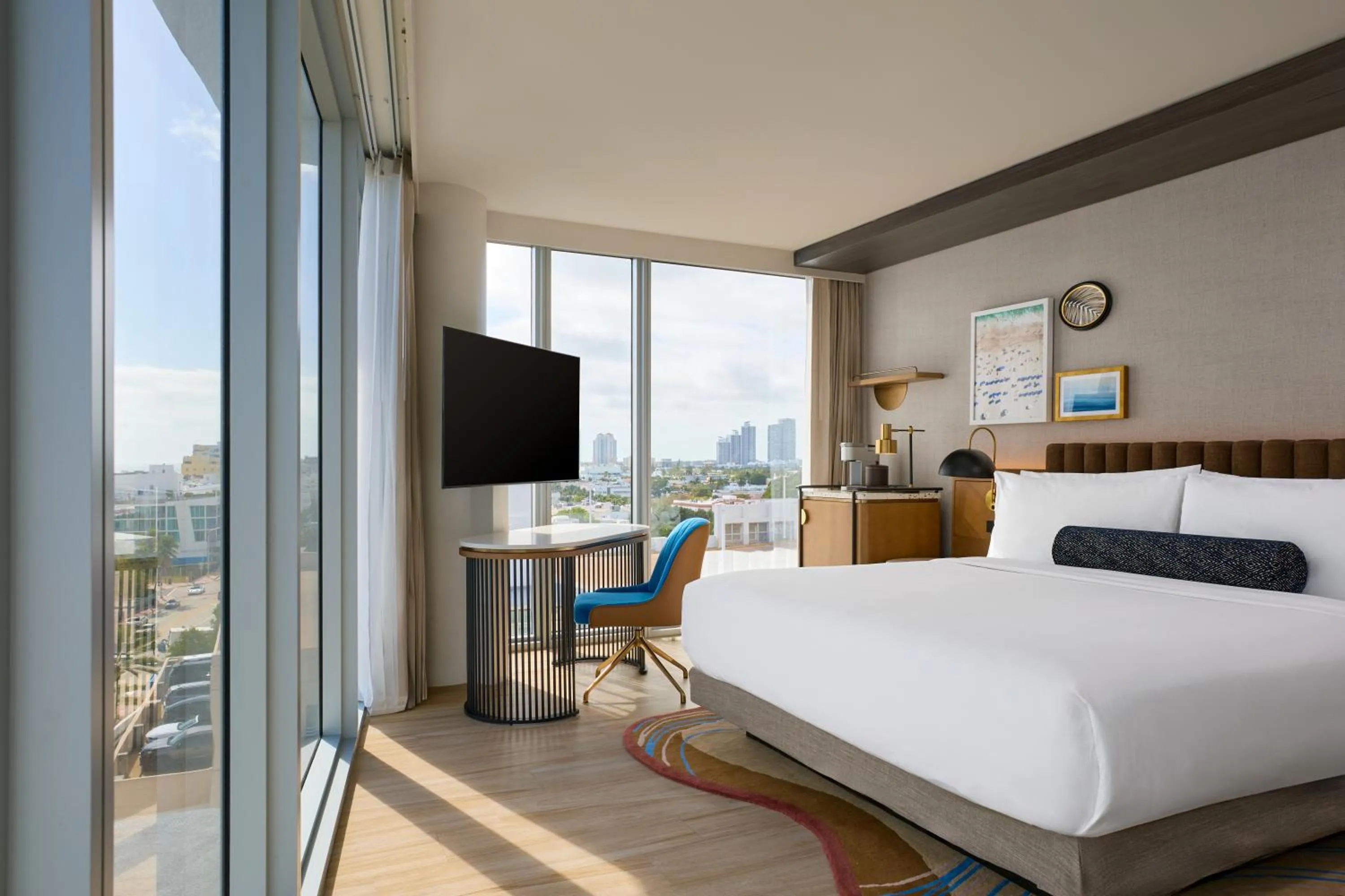 Deluxe King Room with Ocean View in Hyatt Centric South Beach Miami