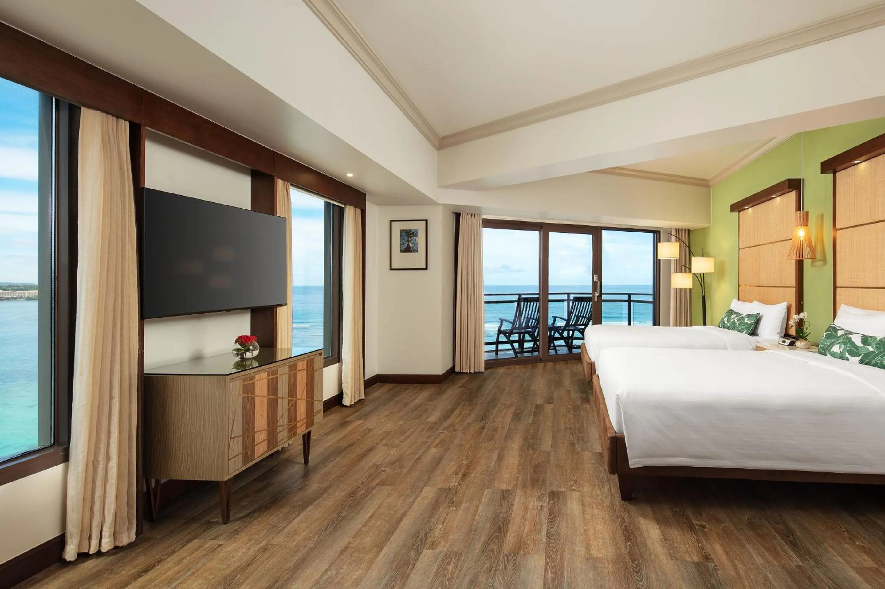 Club Oceanfront Suite 2 Queen in Dusit Beach Resort Guam