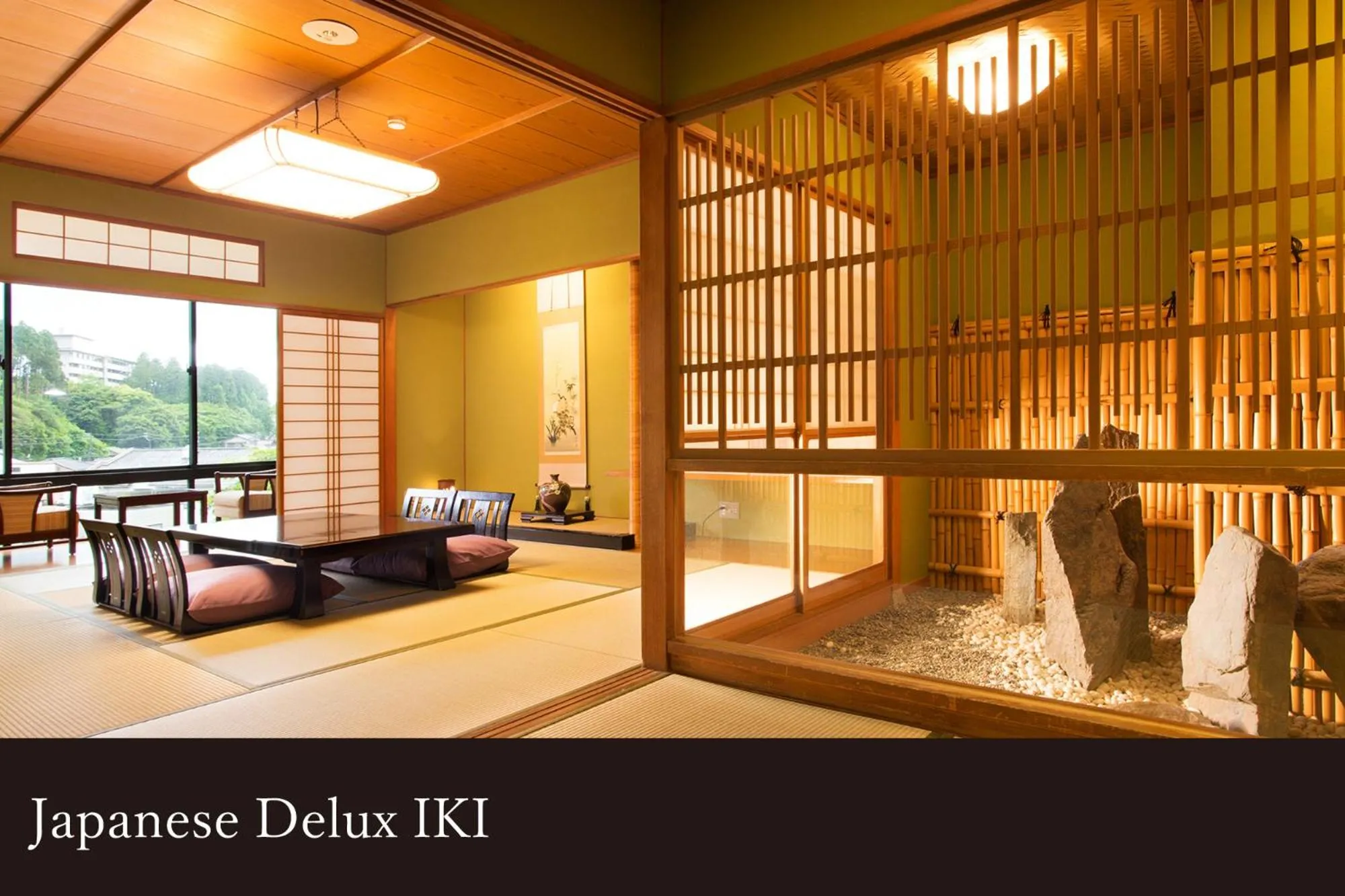 Japanese-Style Room [Iki] - River view, courtyard & with indoor bath in Yamanaka Onsen Kissho Yamanaka