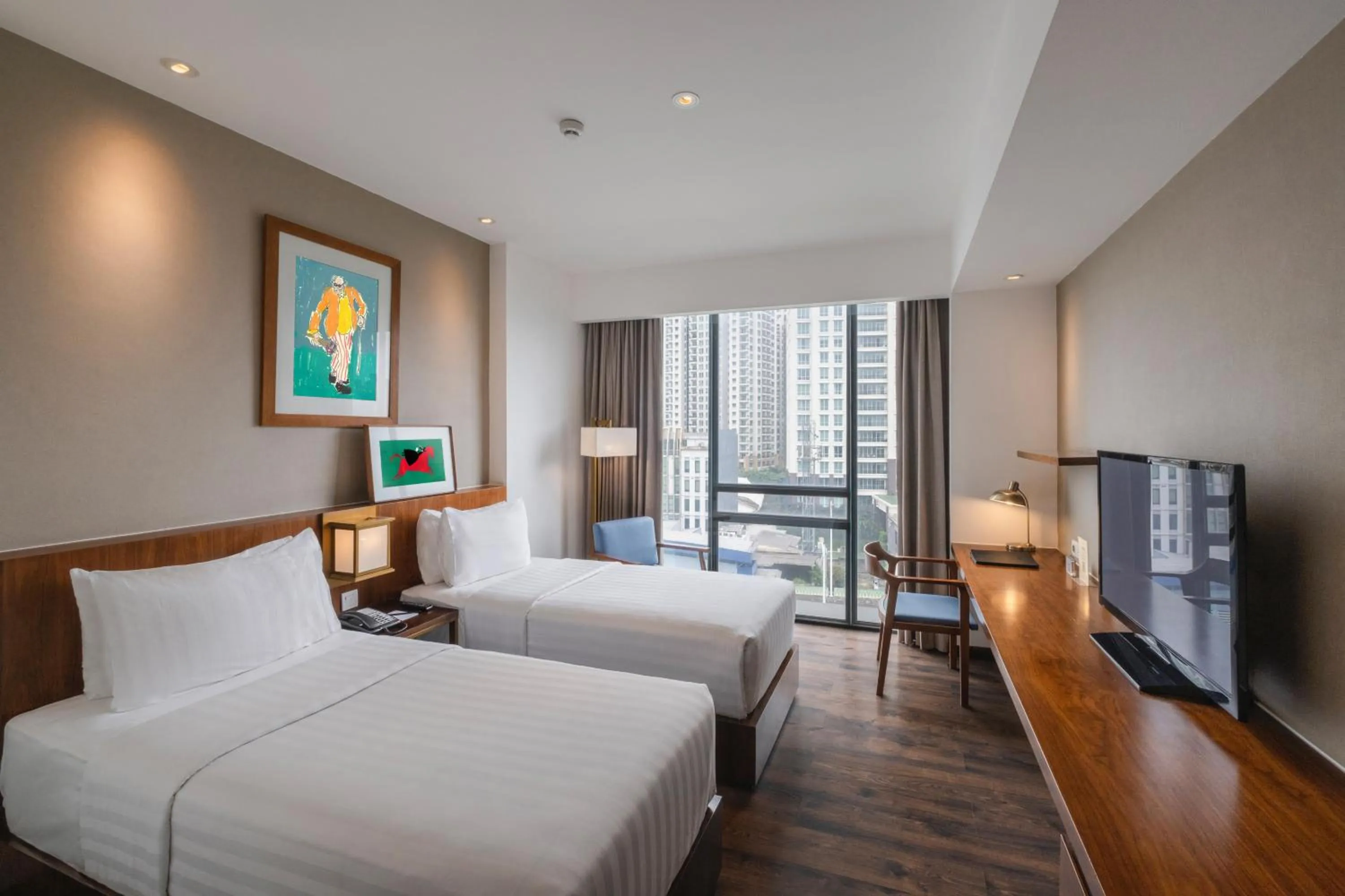 Deluxe Twin Room in Veranda Hotel Pakubuwono