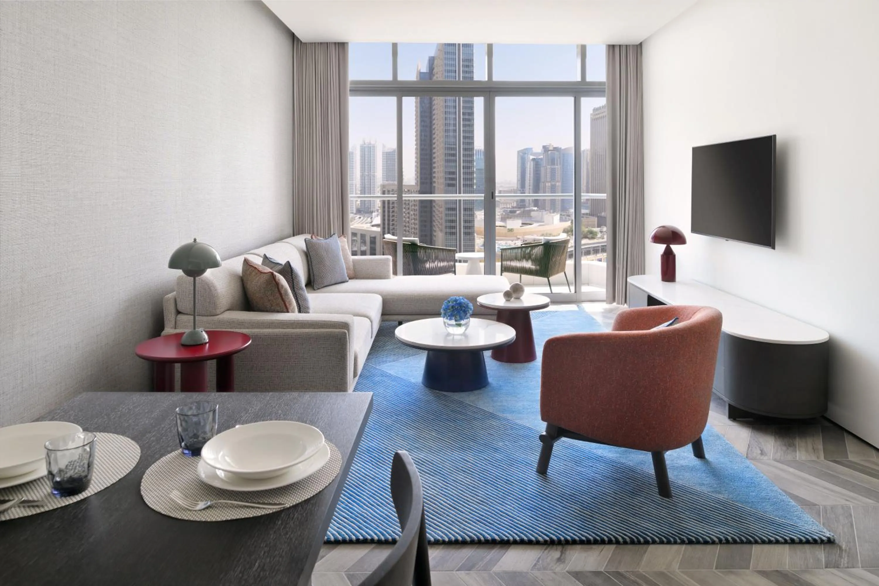 Three-Bedroom Residence with Balcony and Marina View in InterContinental Dubai Marina by IHG