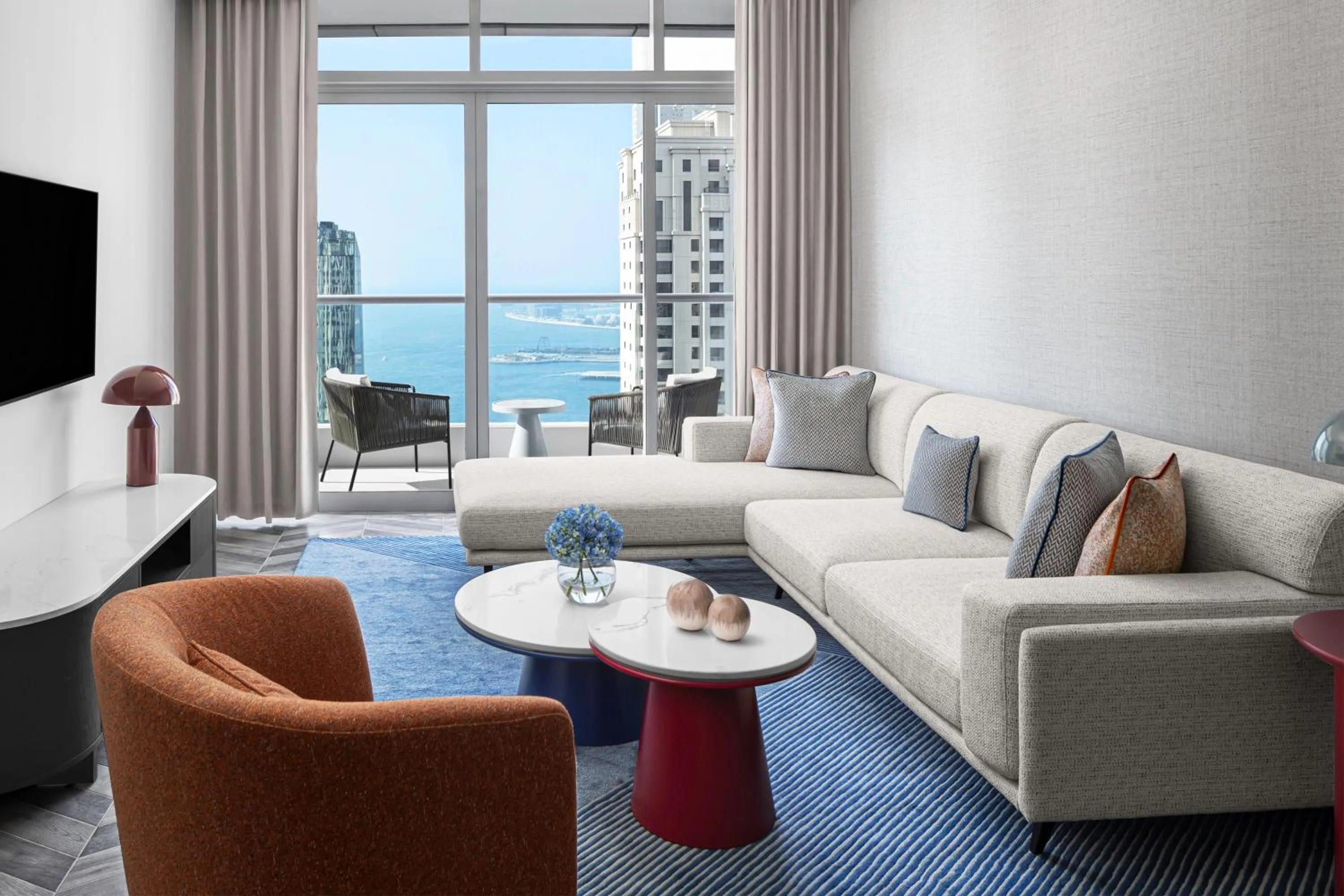 Two-Bedroom Residence with Balcony and View in InterContinental Dubai Marina by IHG