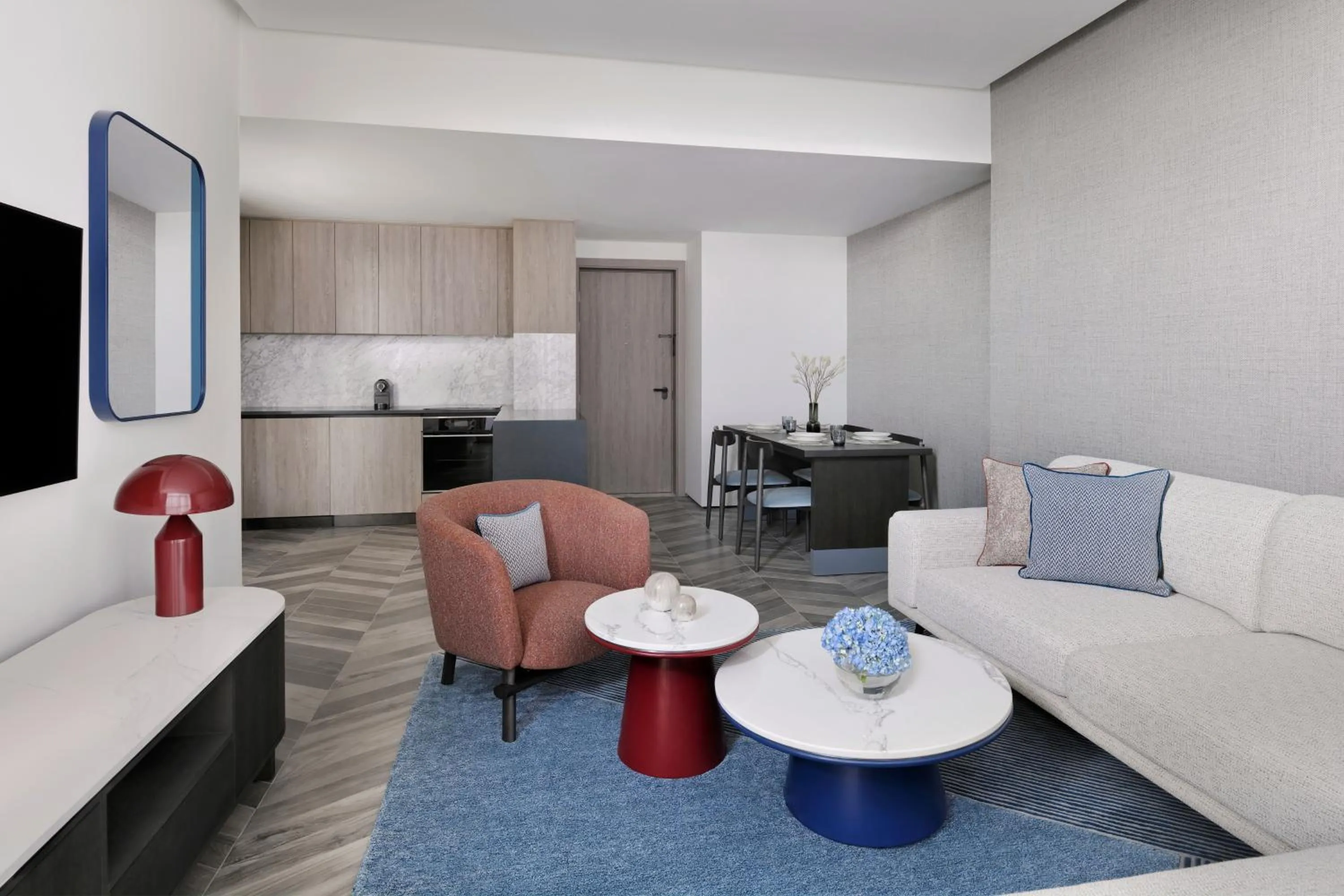 Two-Bedroom Residence with Balcony in InterContinental Dubai Marina by IHG