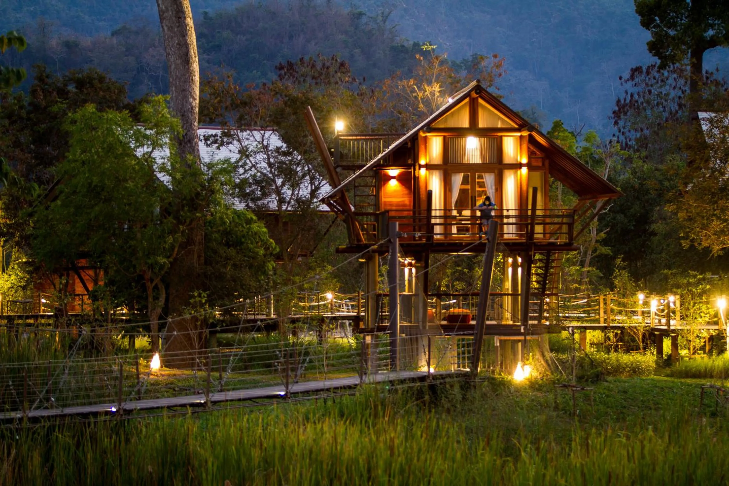 Loft Tree House in Lala Mukha Tented Resort Khao Yai