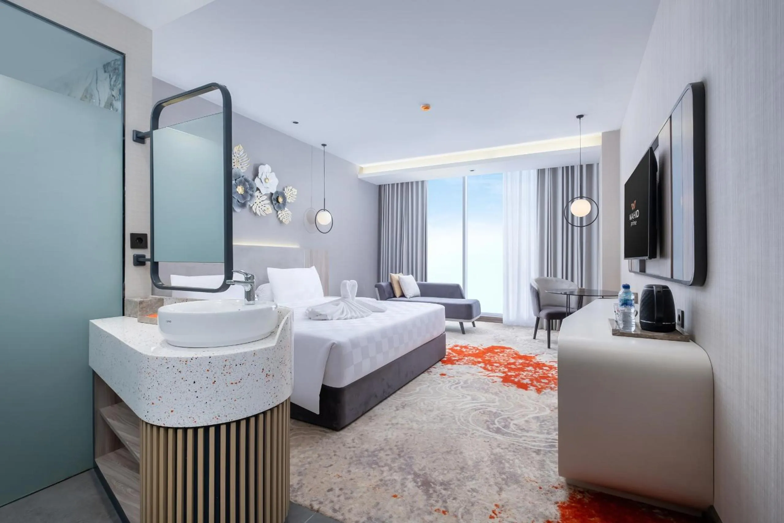 Deluxe Double Room in Wahid Prime Hotel Salatiga