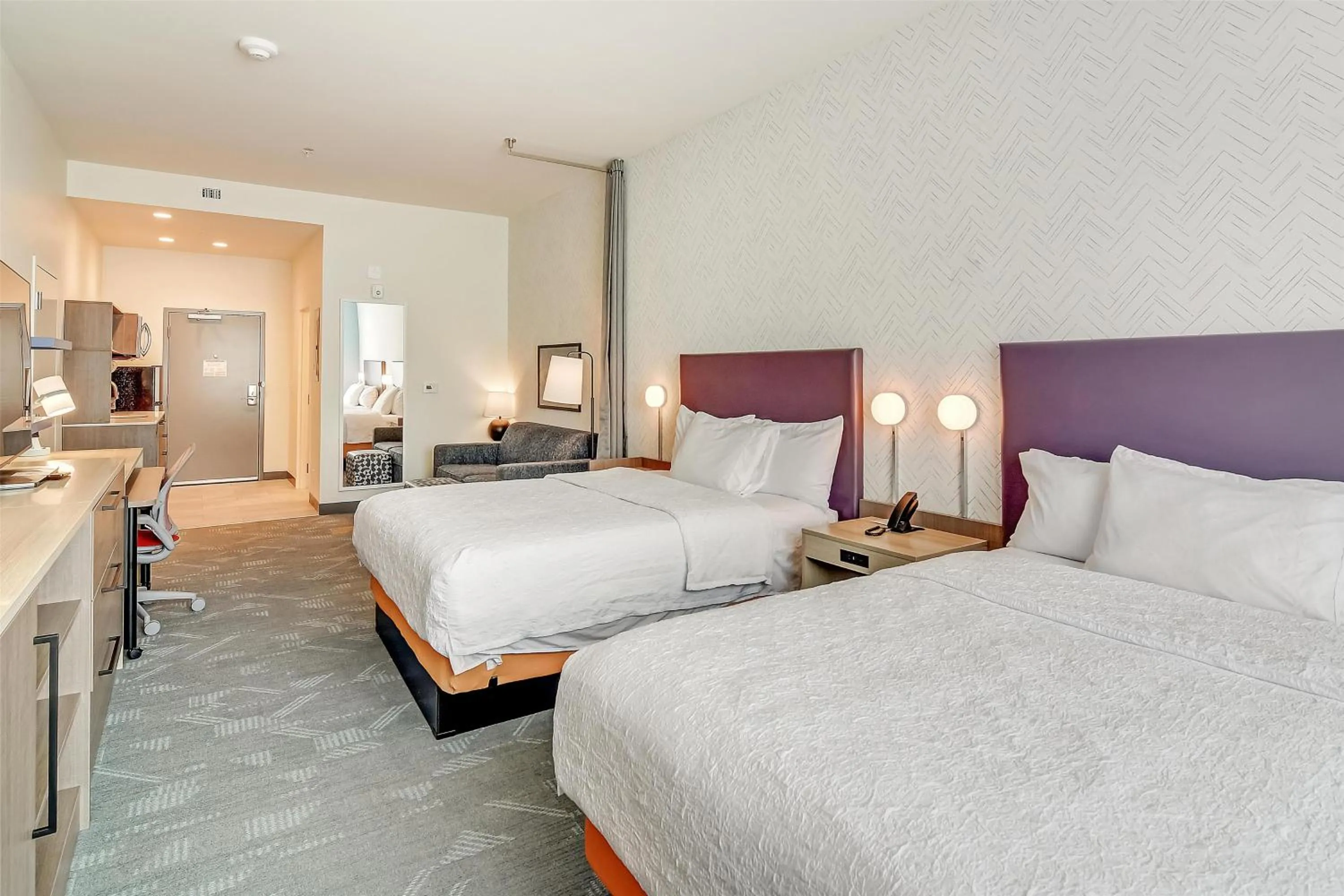 Studio Suite with Two Queen Beds - Hearing Access in Home2 Suites By Hilton Crestview I-10