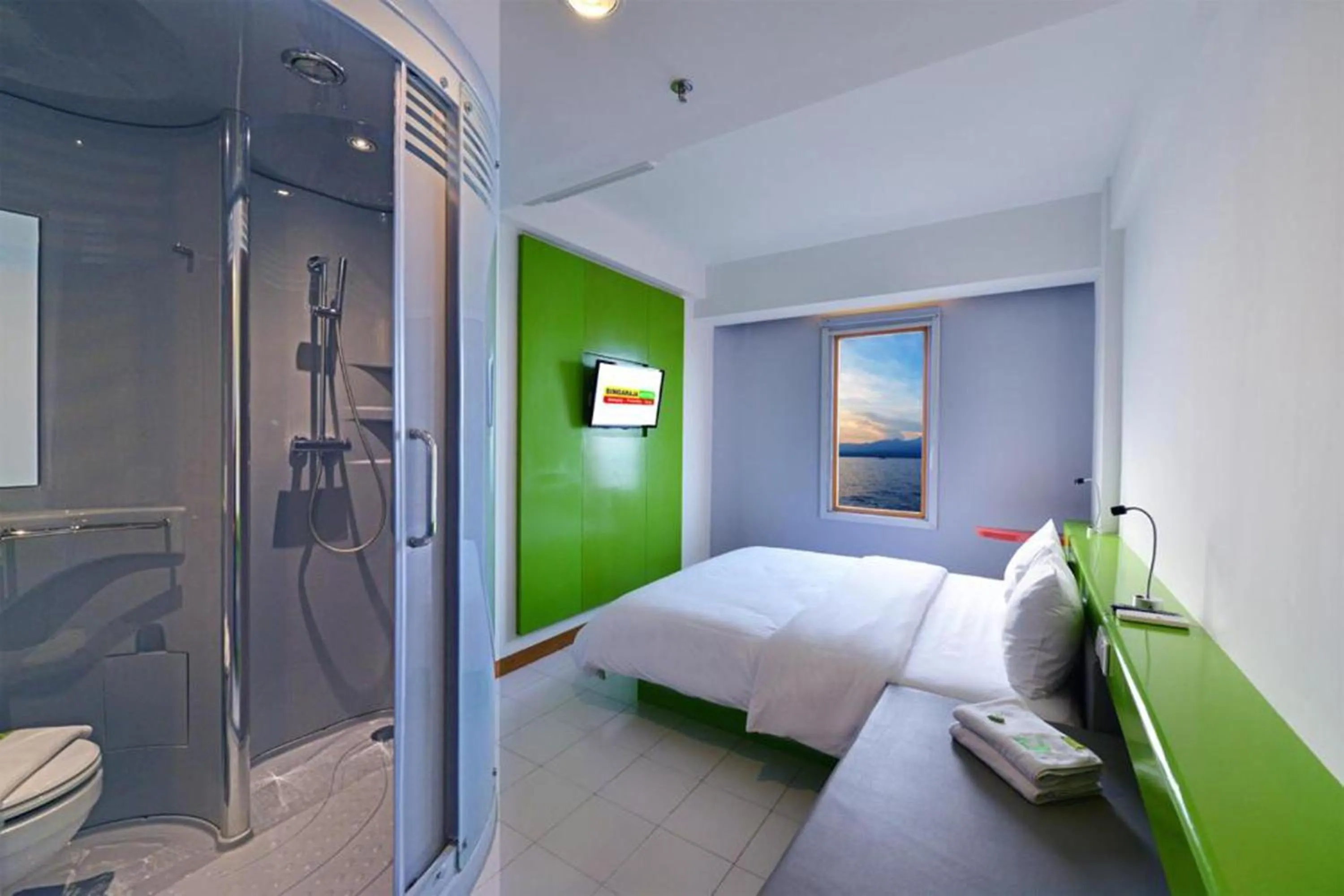 Double Room with Sea View in Singaraja Beach Hotel