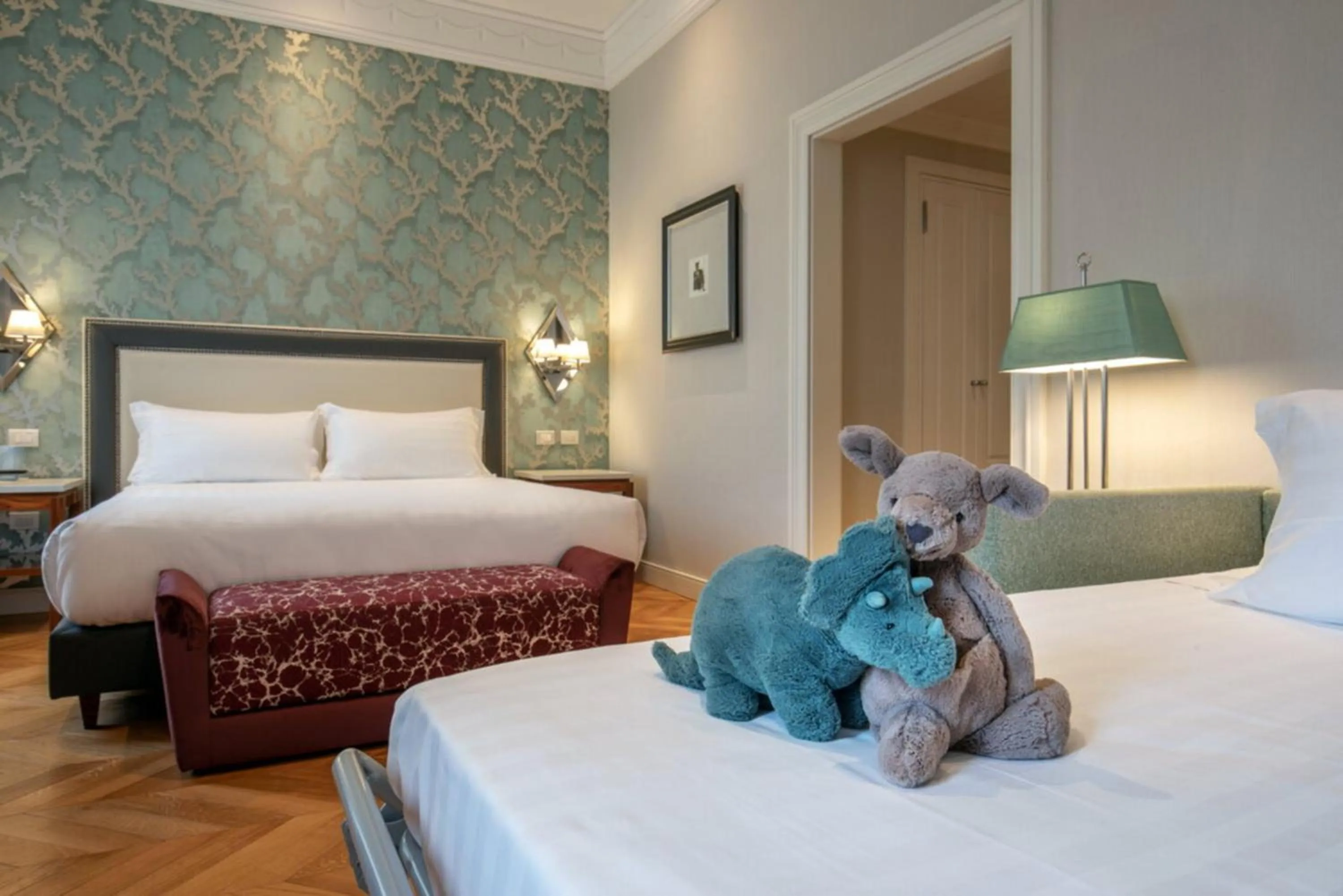 Deluxe Double or Twin Room in Rose Garden Palace Roma by OMNIA hotels