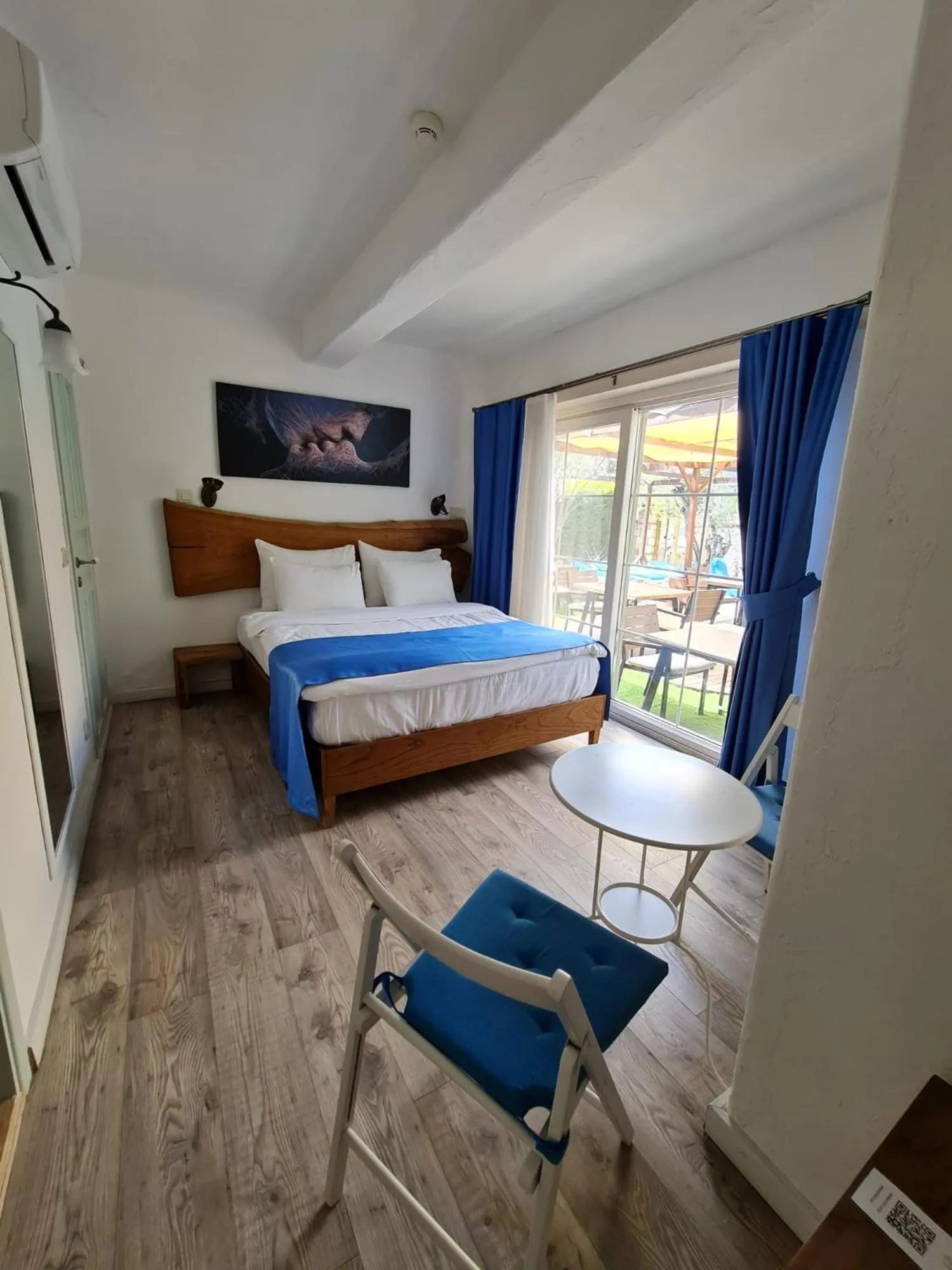 Double Room with Pool View in Rebetiko Hotel