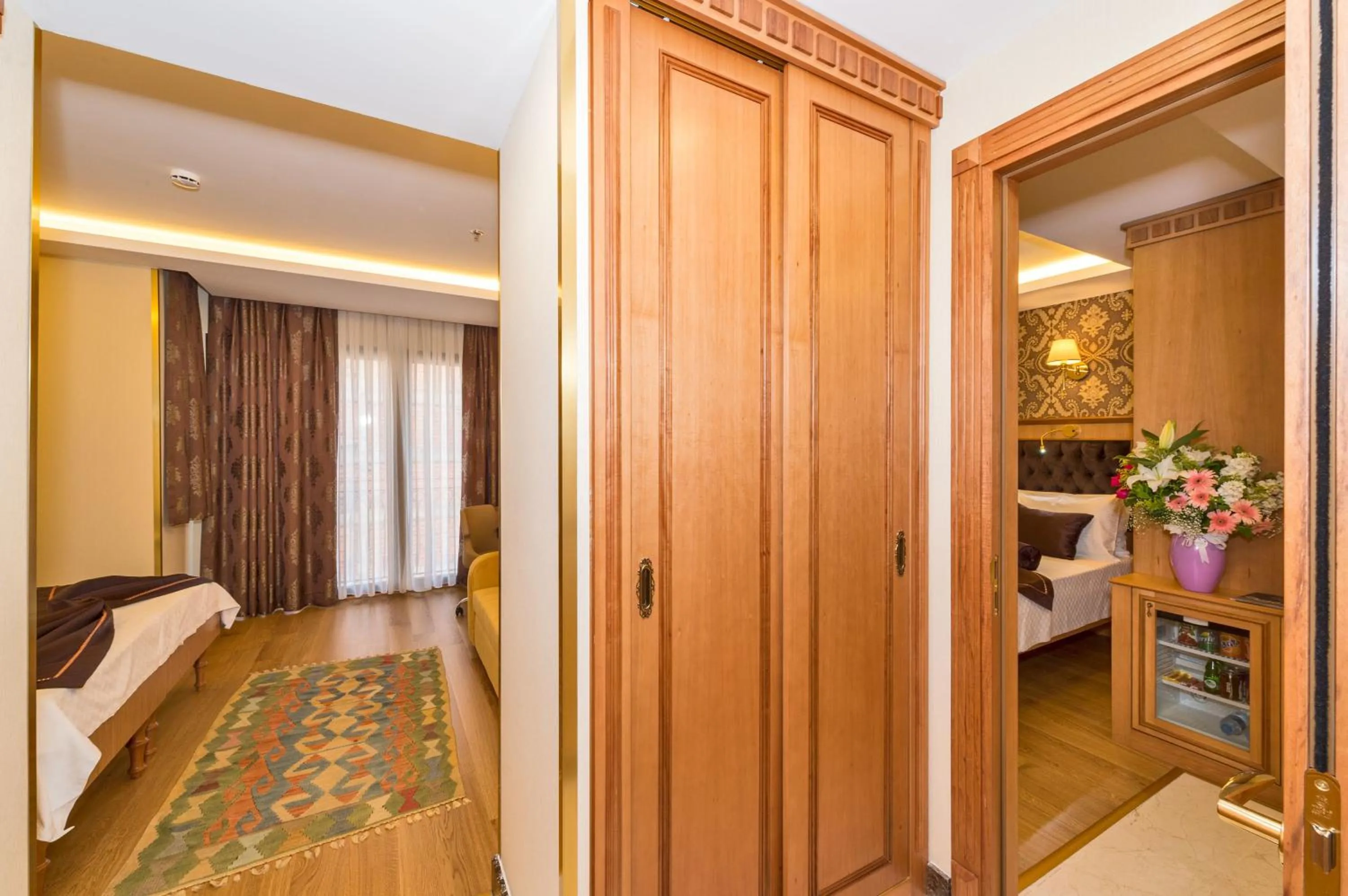 Two Connecting Double Rooms in Aprilis Gold Hotel - Special Category