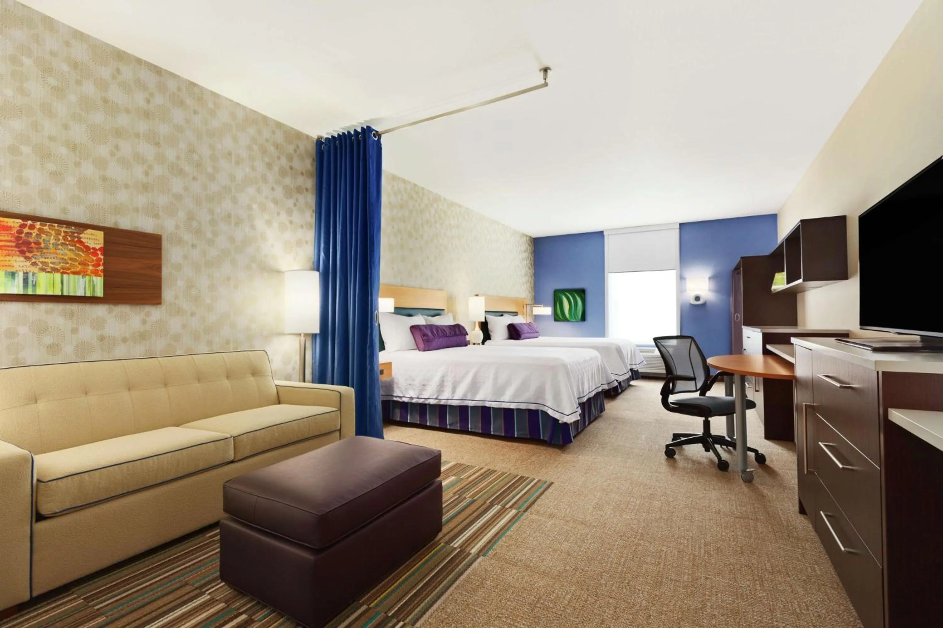 Studio Suite with Two Queen Beds - Hearing Access/Non-Smoking in Home2 Suites by Hilton San Angelo