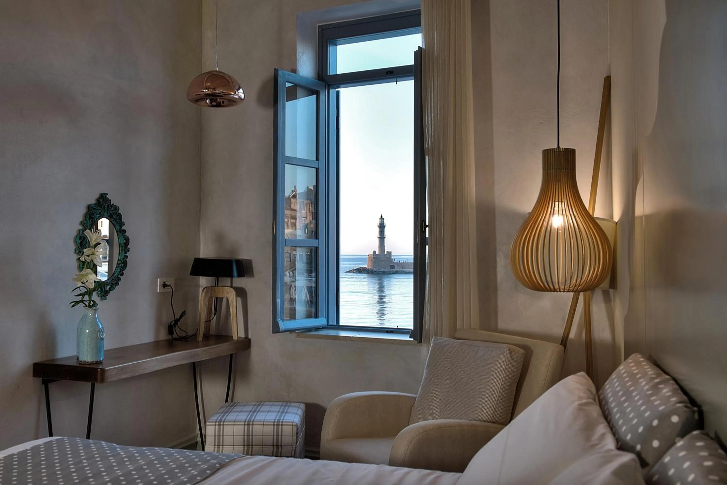 Superior Room with Sea View in Elia Zampeliou Hotel