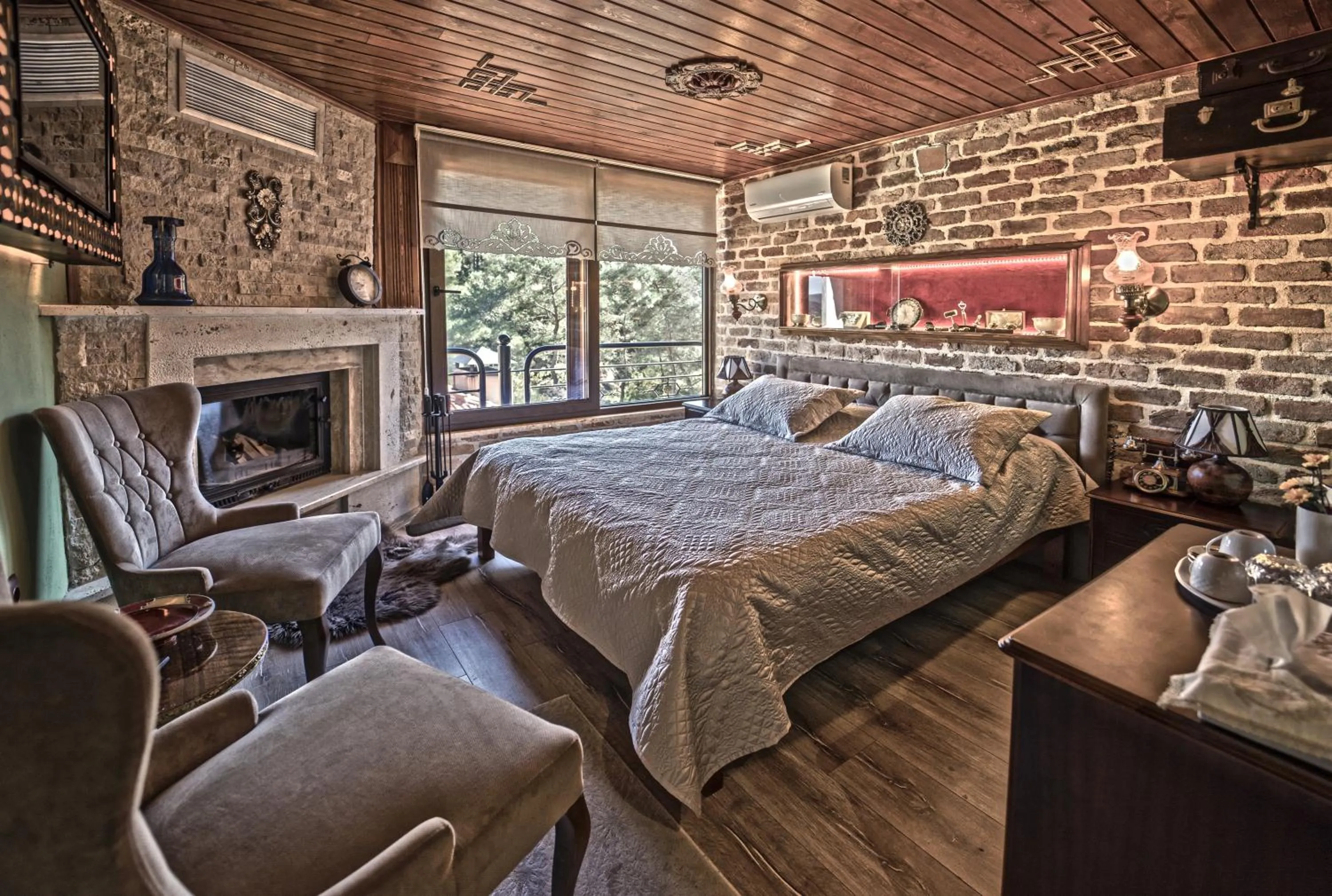 Superior Triple Room with Sea View in Kazdaglari Karye Müze Hotel