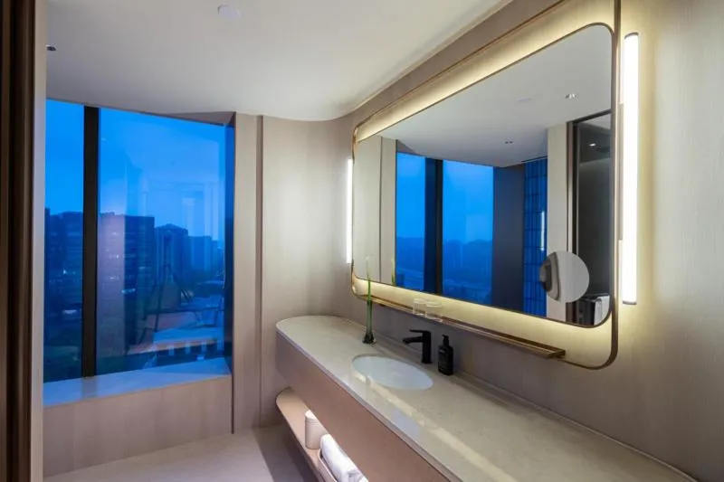 Double Room in Shanghai Changfeng Business District Orange Crystal Hotel