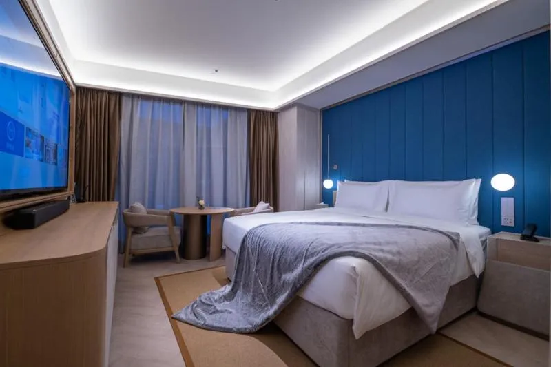 Double Room in Shanghai Changfeng Business District Orange Crystal Hotel