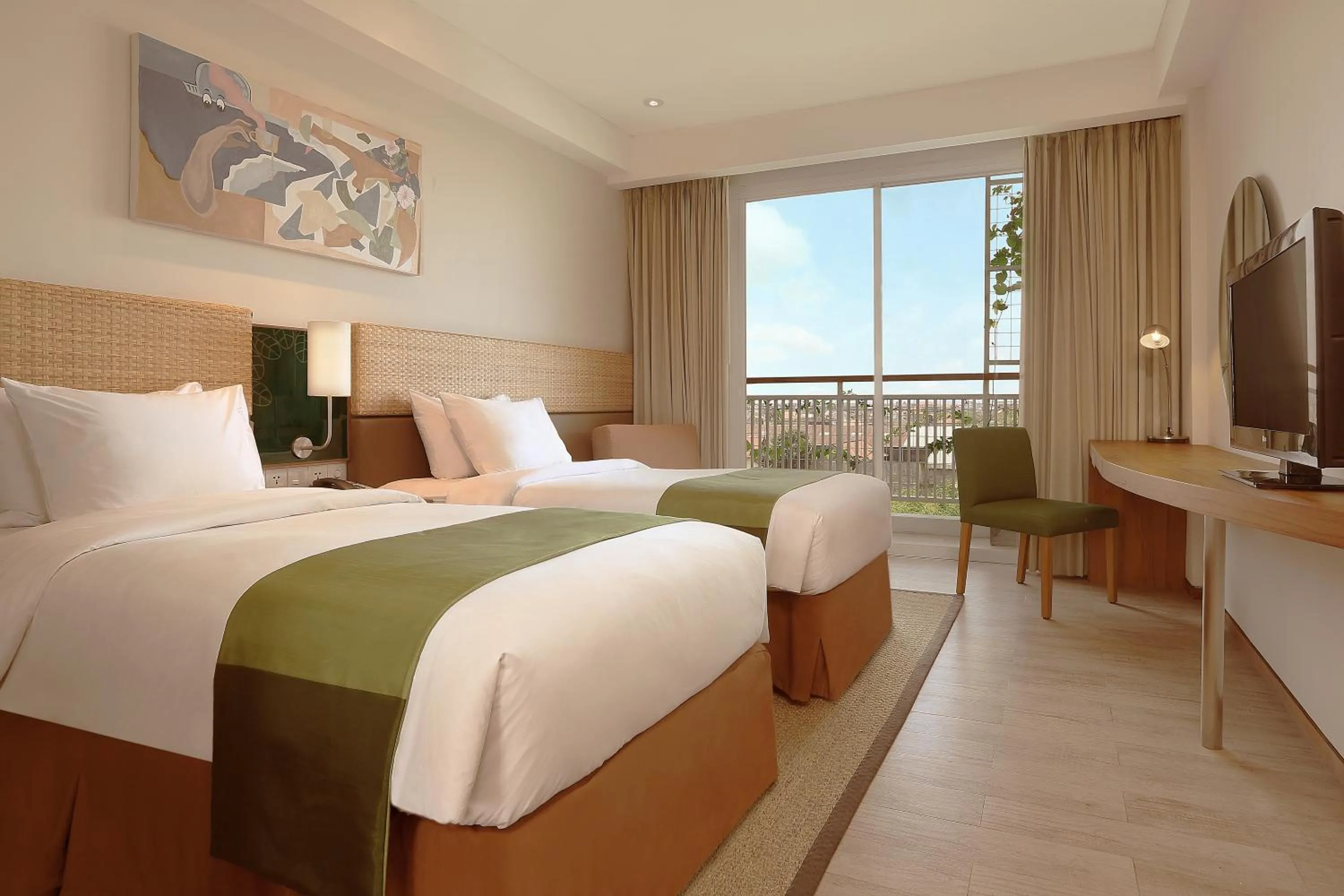 Deluxe Twin Room with Balcony in Diamond Hotel Kuta Bali