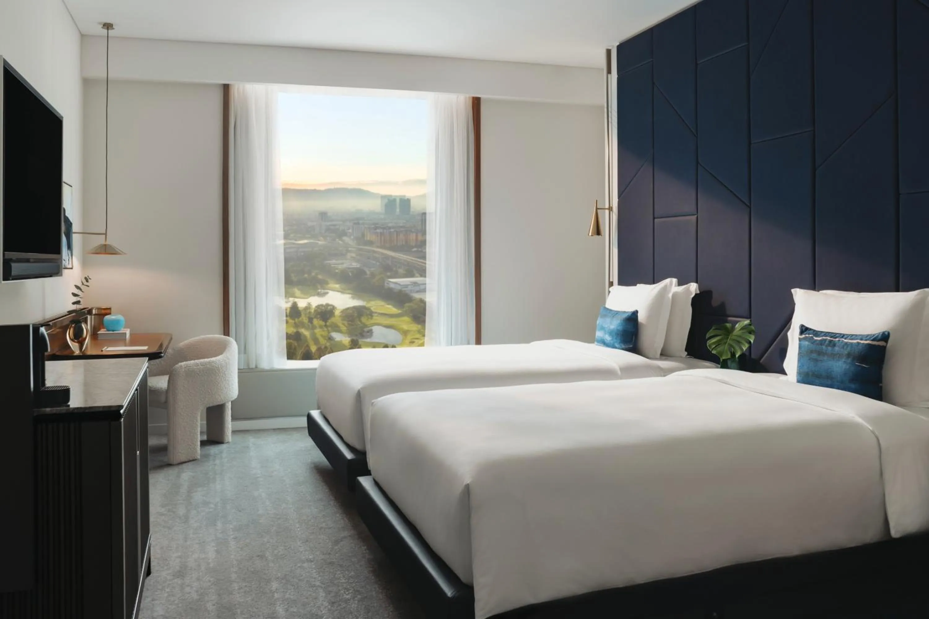 Premium Twin Room with Golf Course View in Kimpton Naluria Kuala Lumpur by IHG