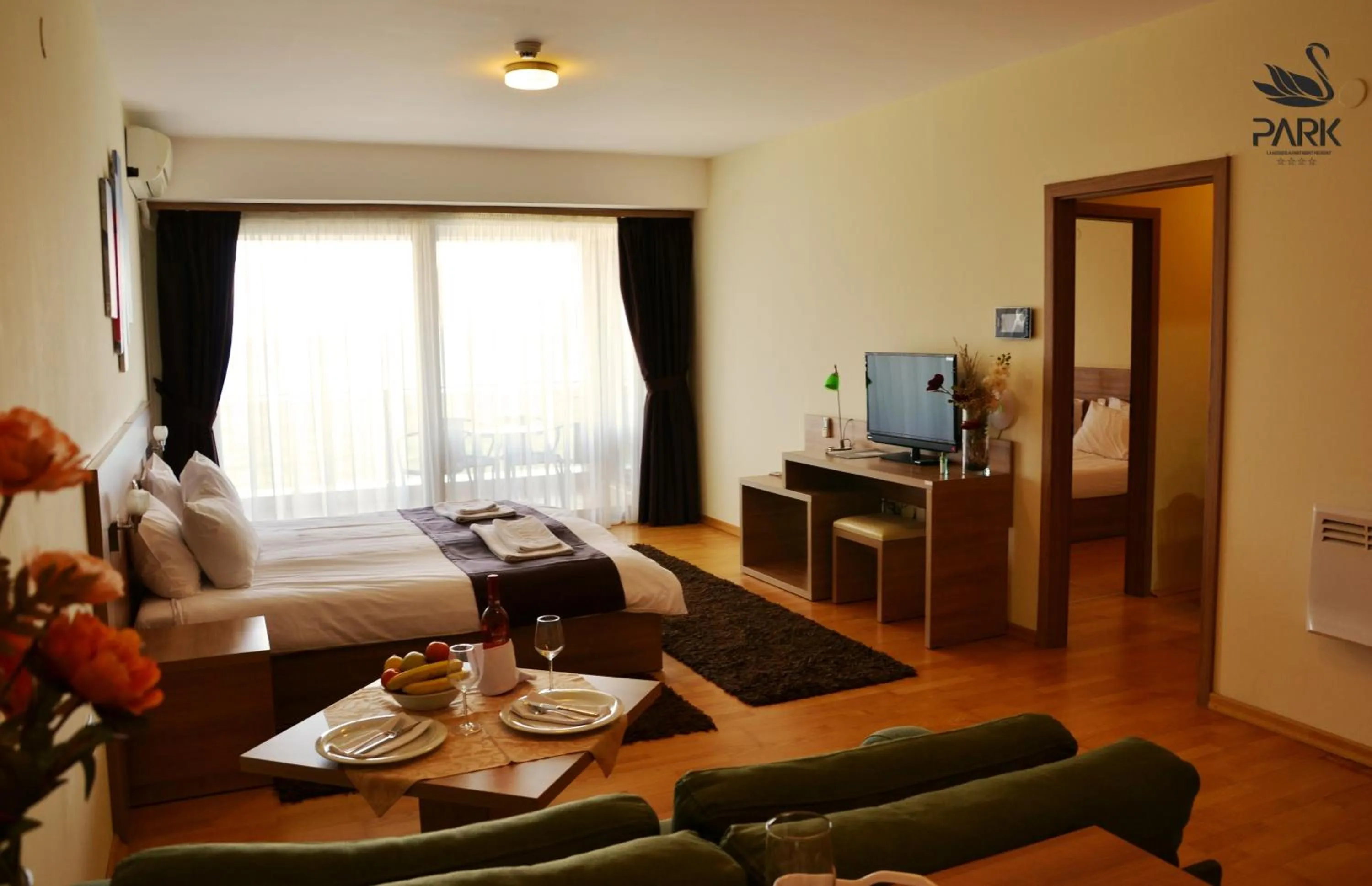 Deluxe Double or Twin Room with Lake View in Park Lakeside Ohrid