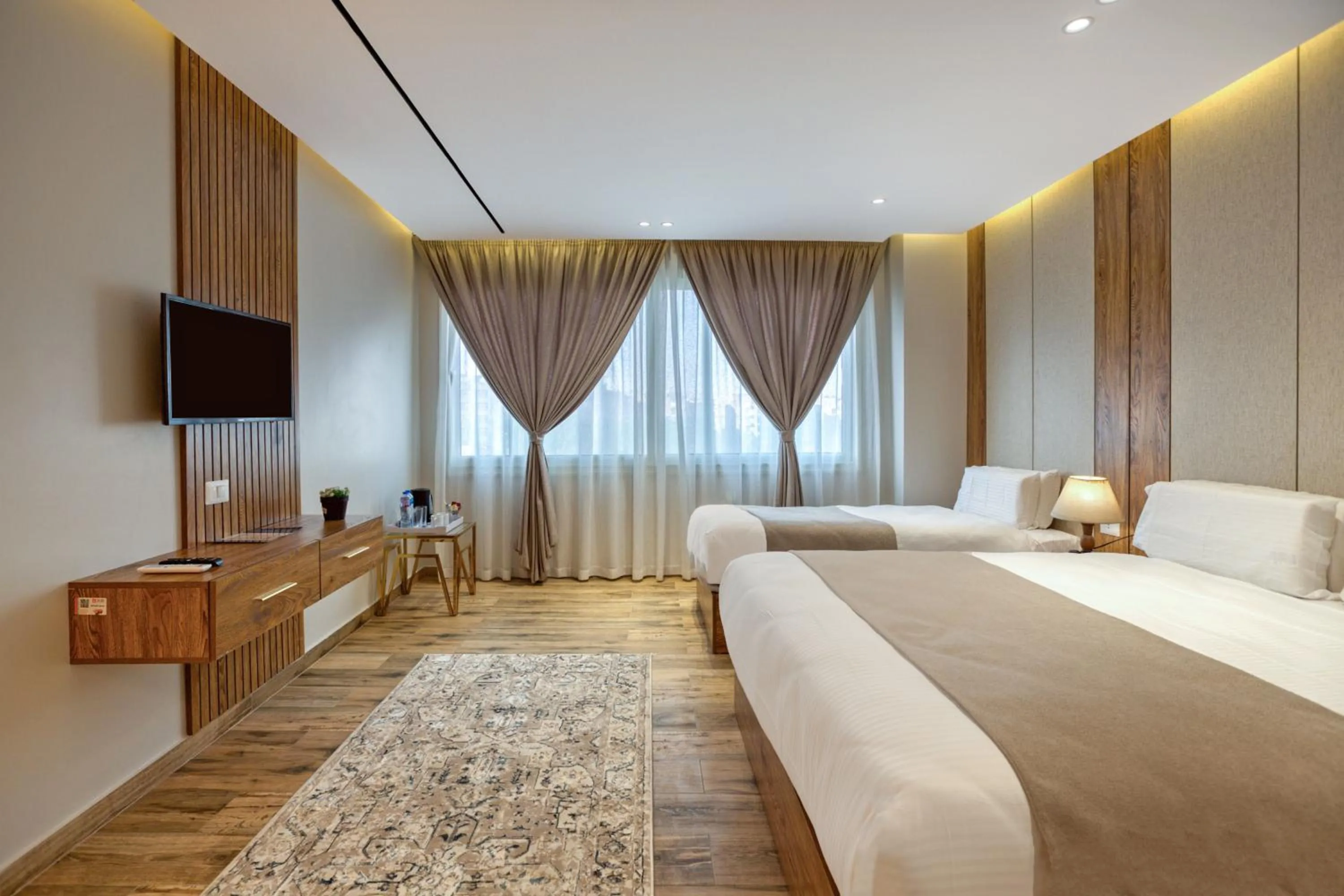 Quadruple Room with Garden View in Pyramids Yard Hotel