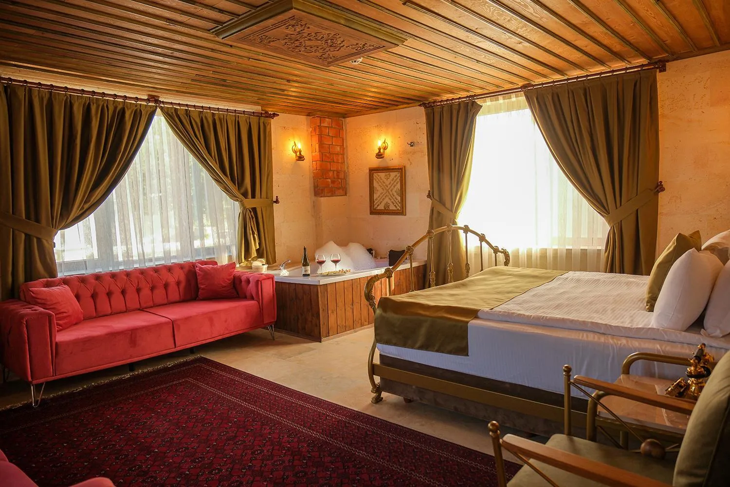 King Suite with Spa Bath in Zeppelin Cappadocia